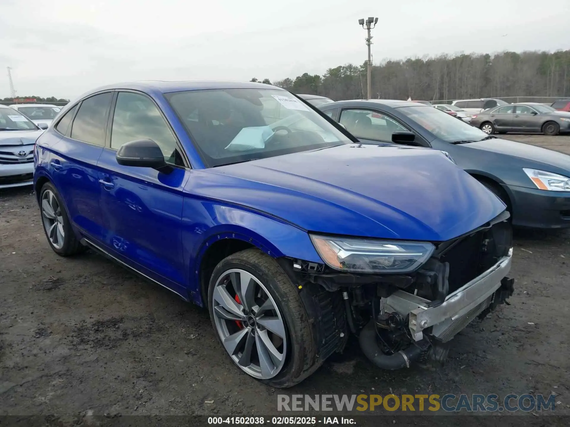 1 Photograph of a damaged car WA124AFY8P2010638 AUDI SQ5 SPORTBACK 2023