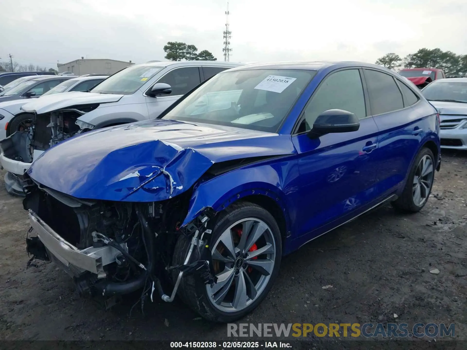 2 Photograph of a damaged car WA124AFY8P2010638 AUDI SQ5 SPORTBACK 2023