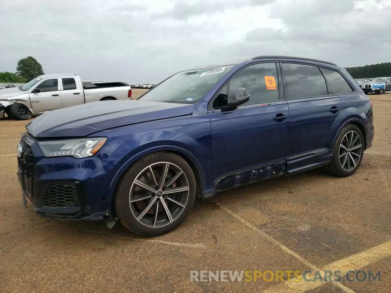 1 Photograph of a damaged car WA1VWBF70MD010573 AUDI SQ7 2021