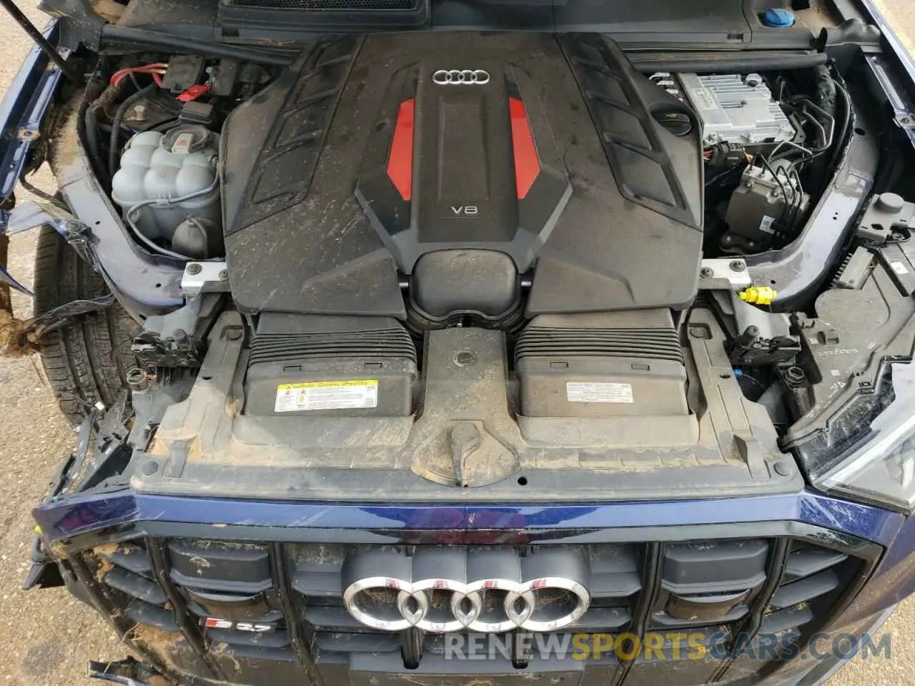 12 Photograph of a damaged car WA1VWBF70MD010573 AUDI SQ7 2021