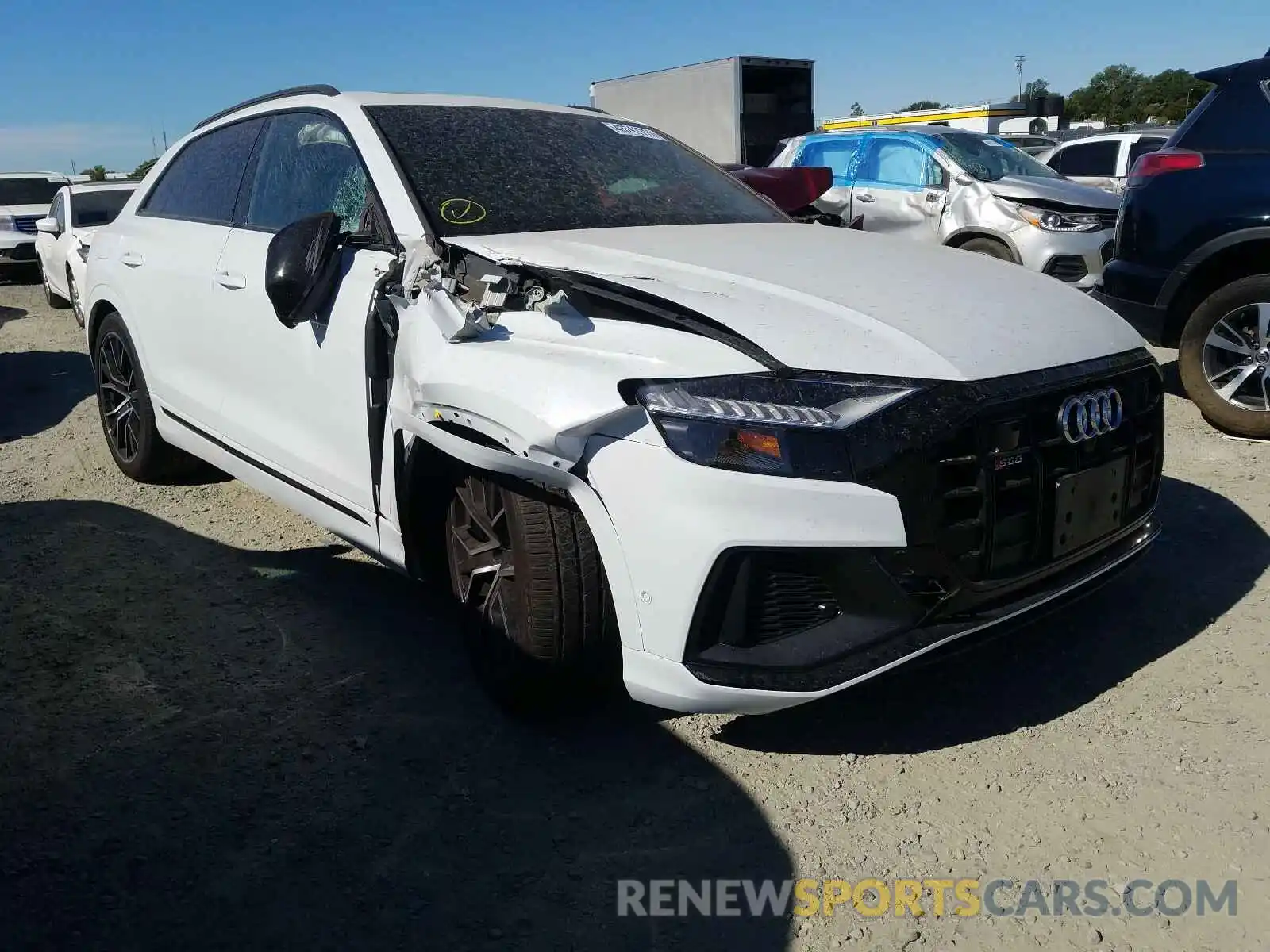 1 Photograph of a damaged car WA1CWBF15MD001645 AUDI SQ8 2021