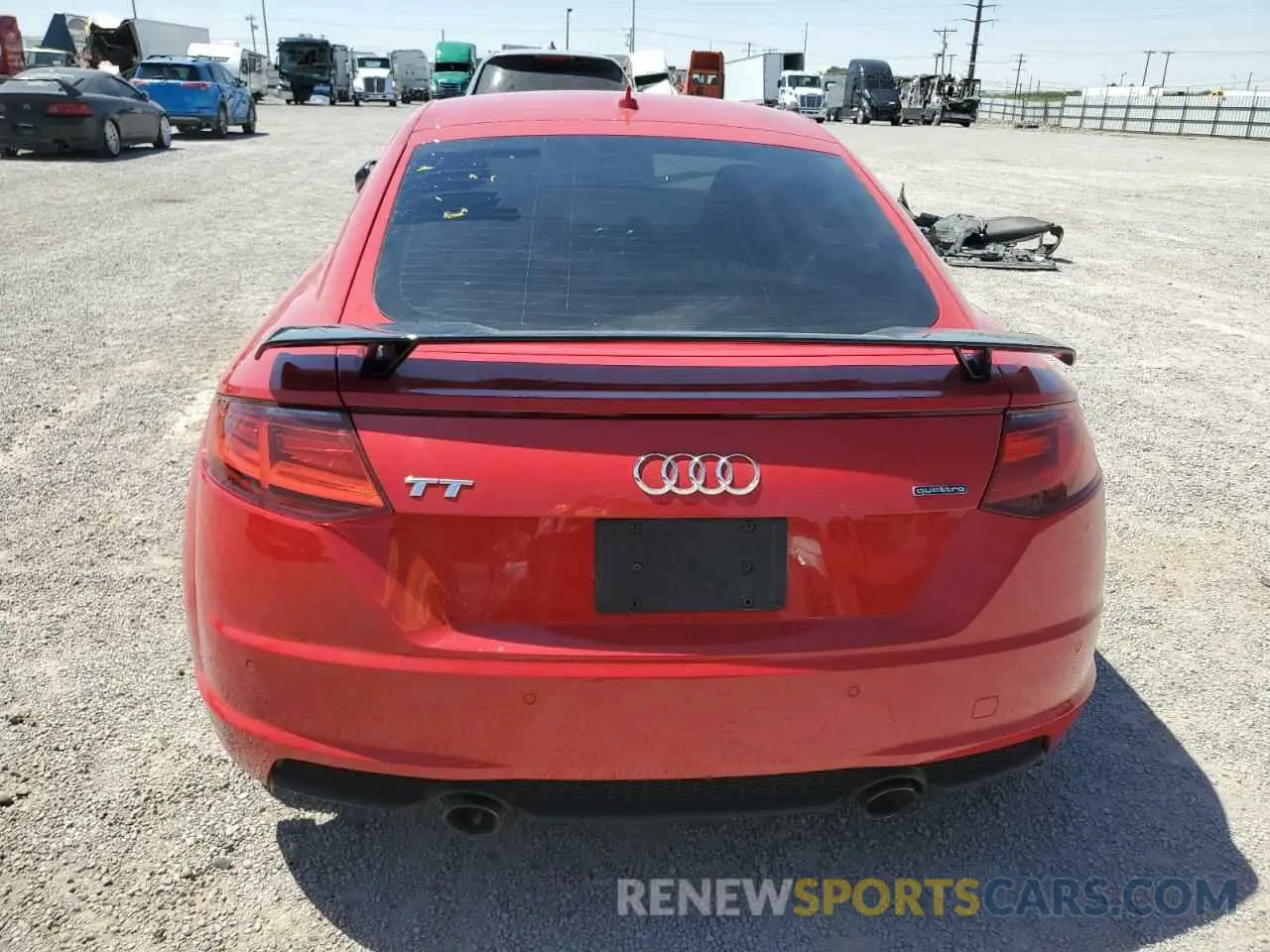 6 Photograph of a damaged car TRUAEAFV8M1002552 AUDI TT 2021