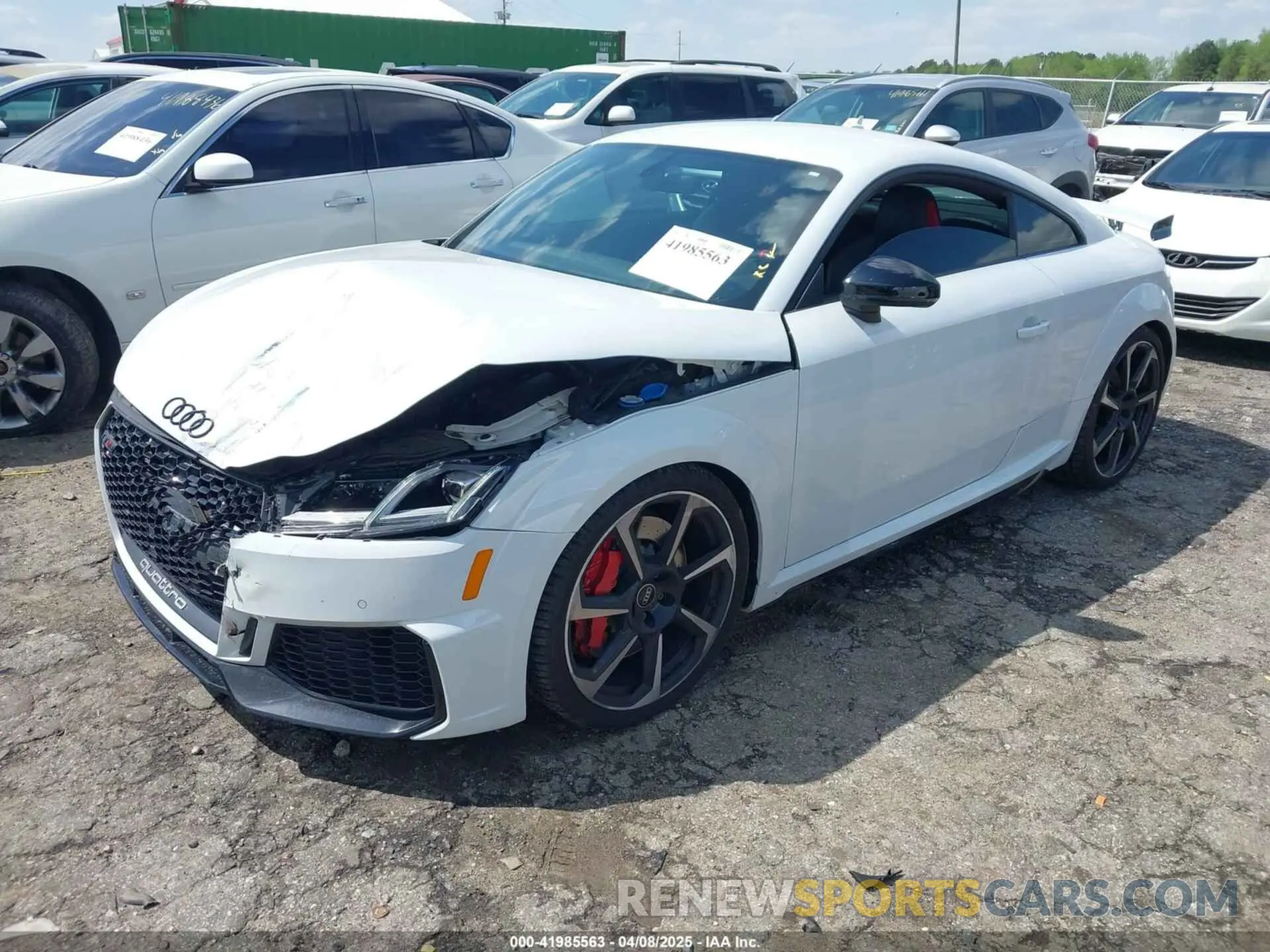 2 Photograph of a damaged car WUAASAFV5M1900306 AUDI TT RS 2021