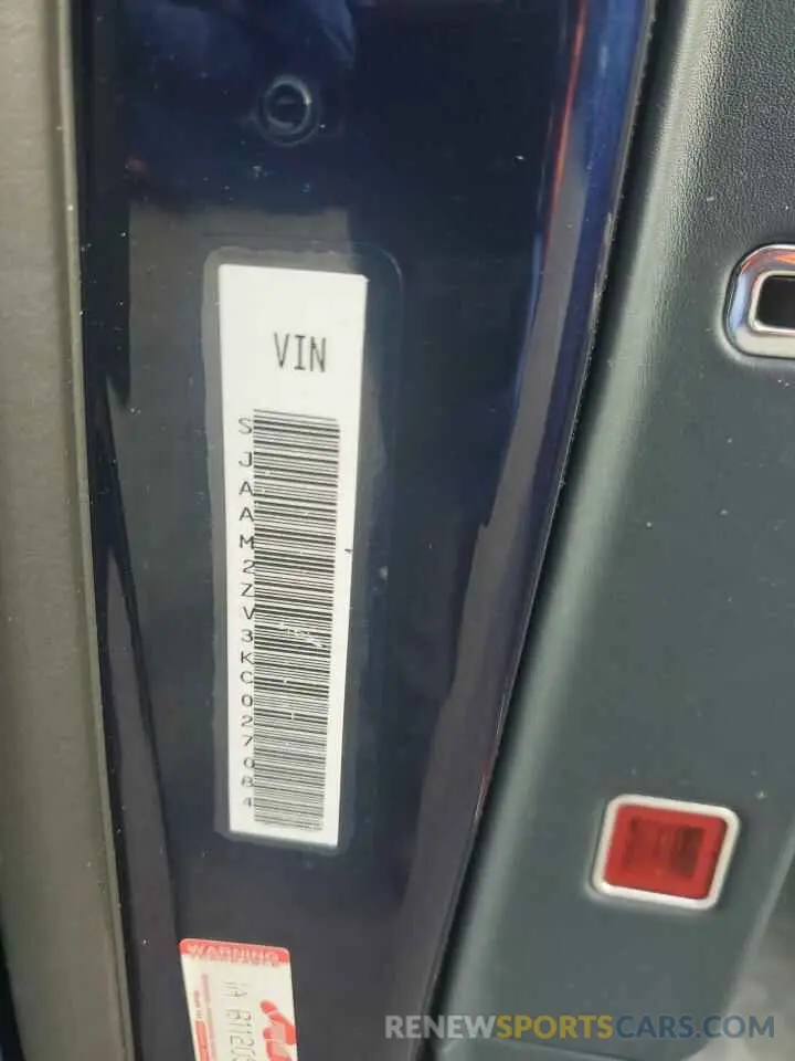 14 Photograph of a damaged car SJAAM2ZV3KC027084 BENTLEY ALL MODELS 2019