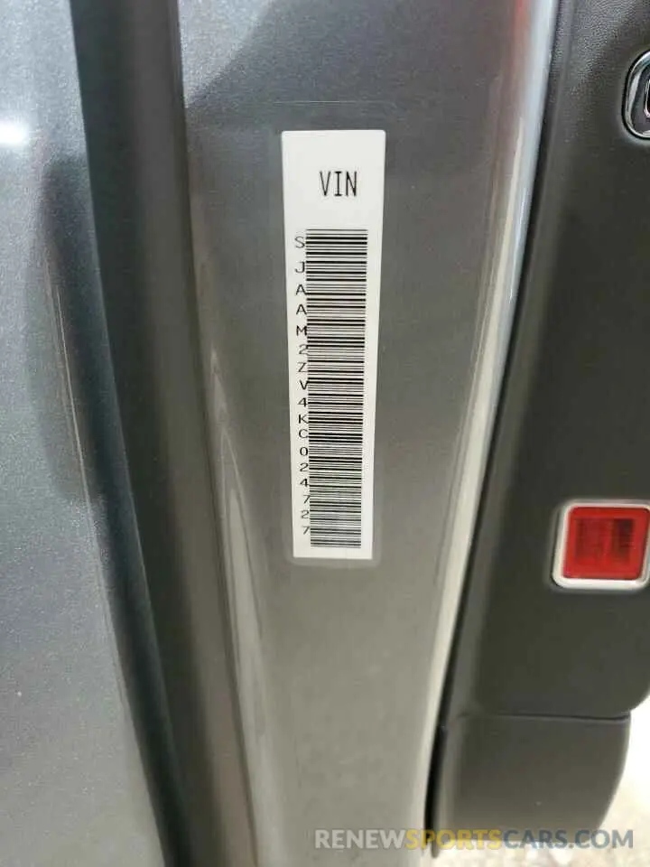 14 Photograph of a damaged car SJAAM2ZV4KC024727 BENTLEY ALL MODELS 2019