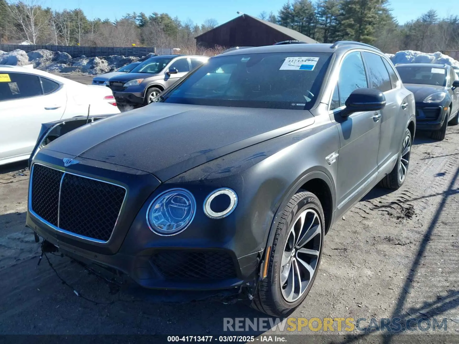 2 Photograph of a damaged car SJAAM2ZV9KC024576 BENTLEY BENTAYGA 2019