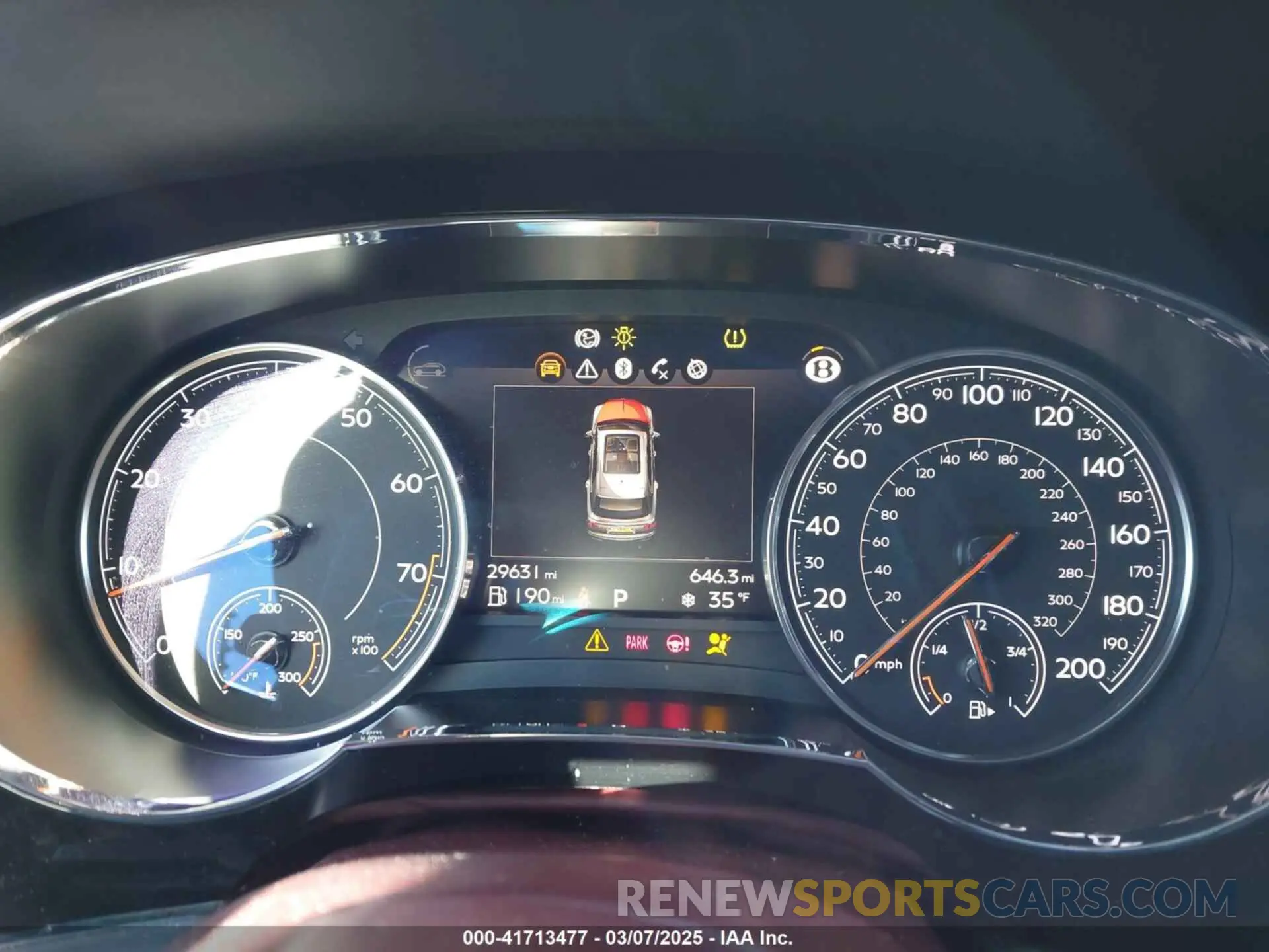 7 Photograph of a damaged car SJAAM2ZV9KC024576 BENTLEY BENTAYGA 2019