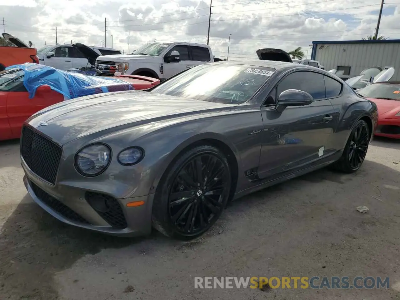 1 Photograph of a damaged car SCBCT2ZG6NC091025 BENTLEY CONTINENTA 2022
