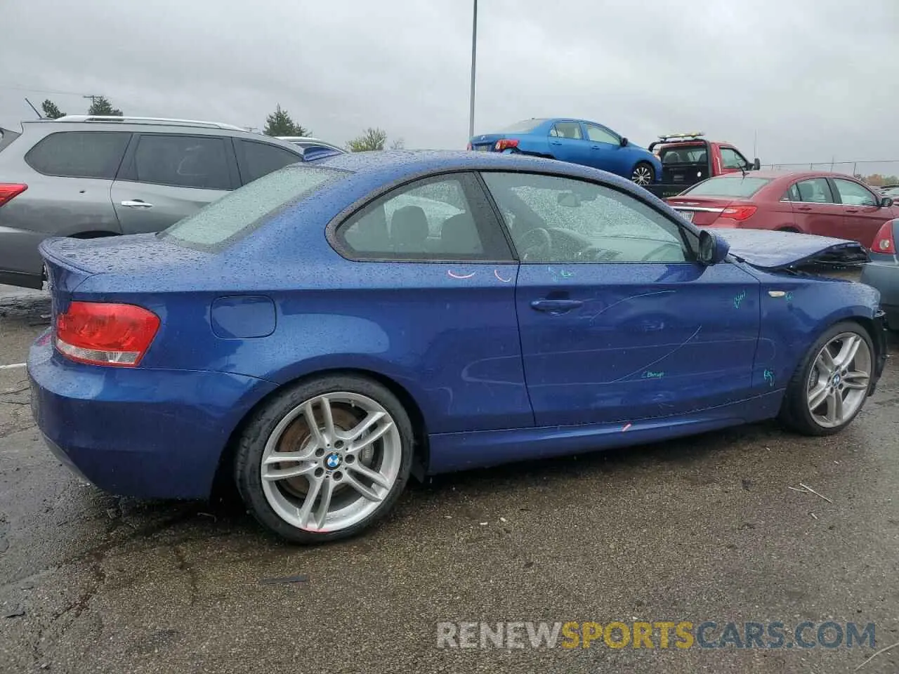3 Photograph of a damaged car WBAUC9C54DVY60235 BMW 1 SERIES 2013