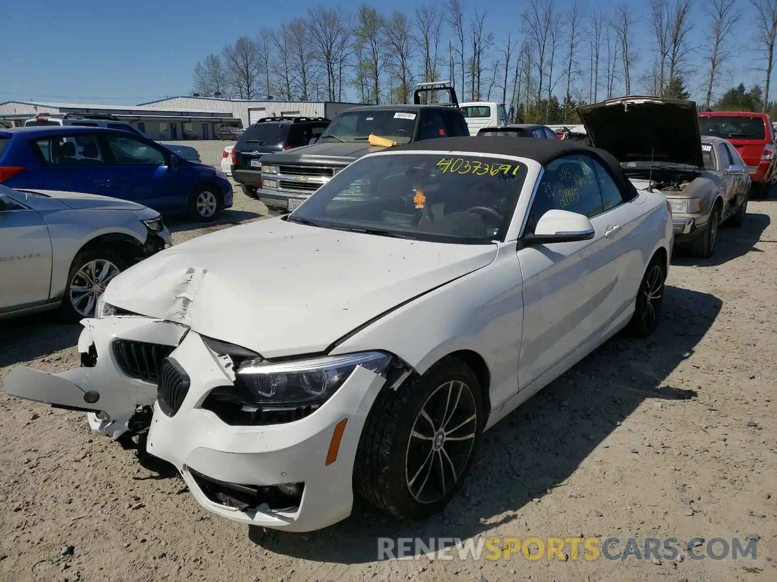 2 Photograph of a damaged car WBA2K1C00L7F94945 BMW 2 SERIES 2020