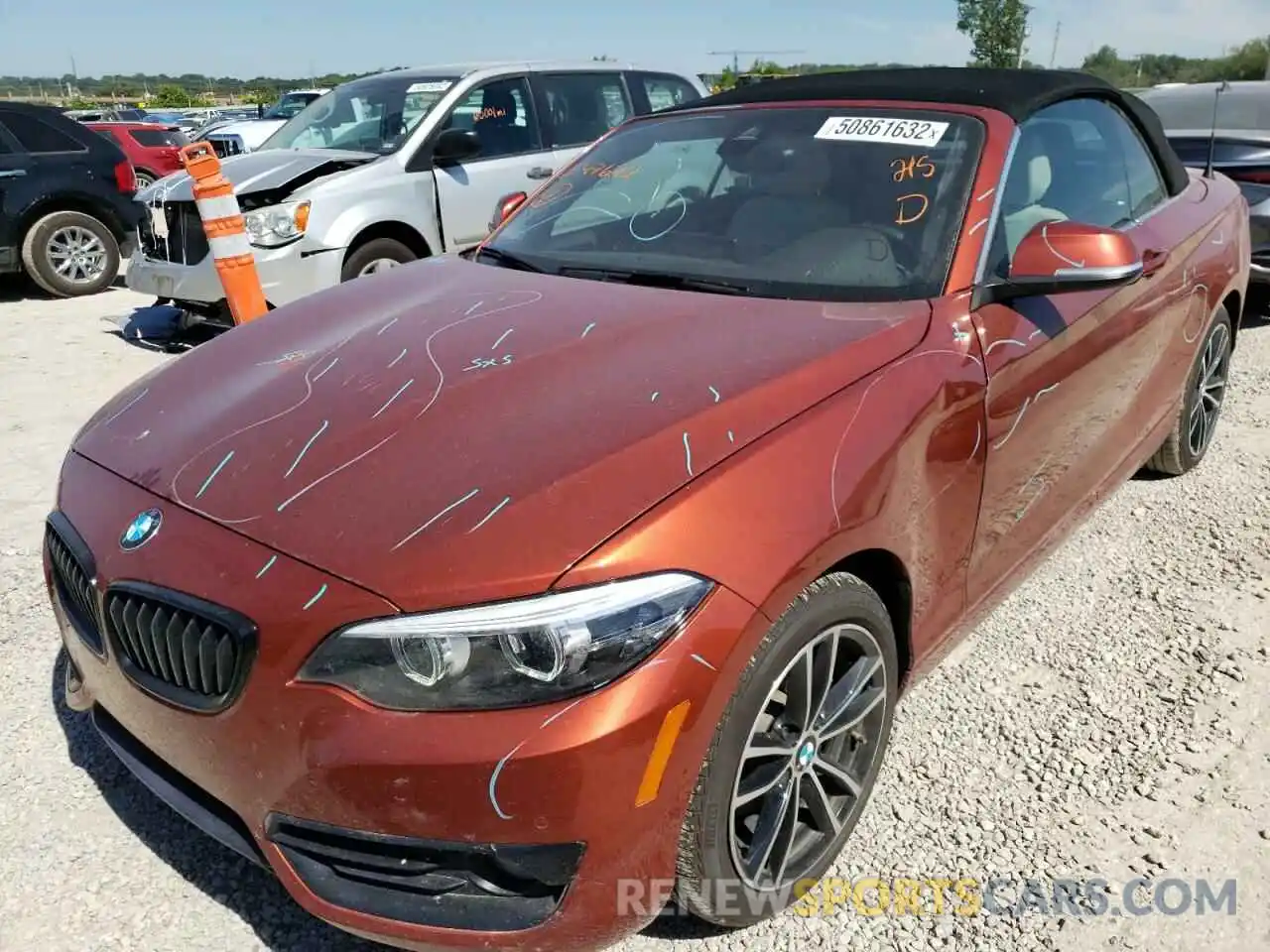 2 Photograph of a damaged car WBA2K1C02L7E47672 BMW 2 SERIES 2020