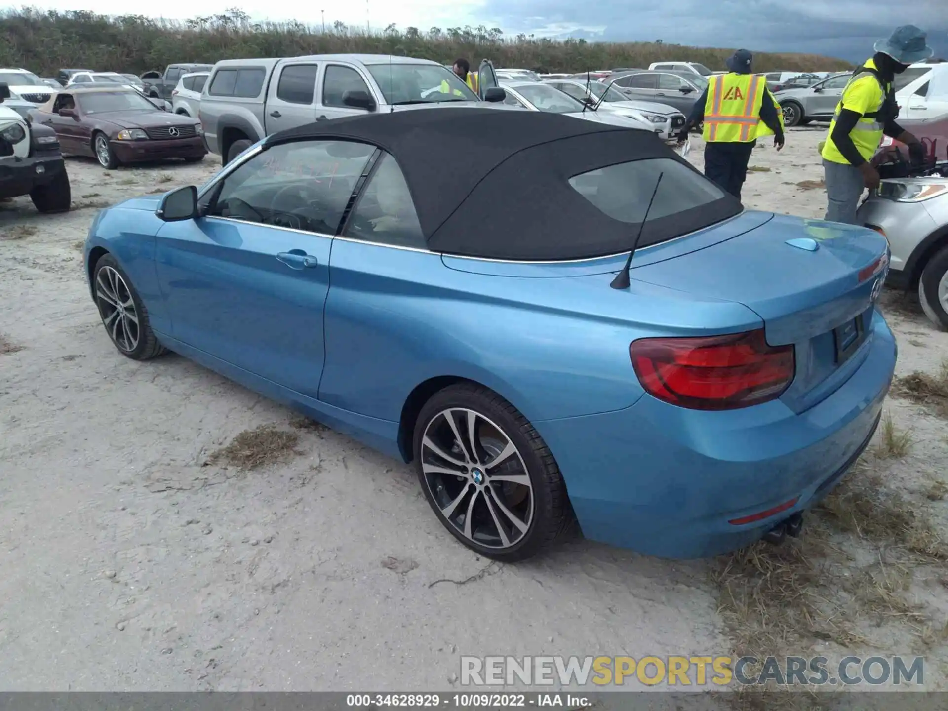 3 Photograph of a damaged car WBA2M7C08L7E63498 BMW 2 SERIES 2020