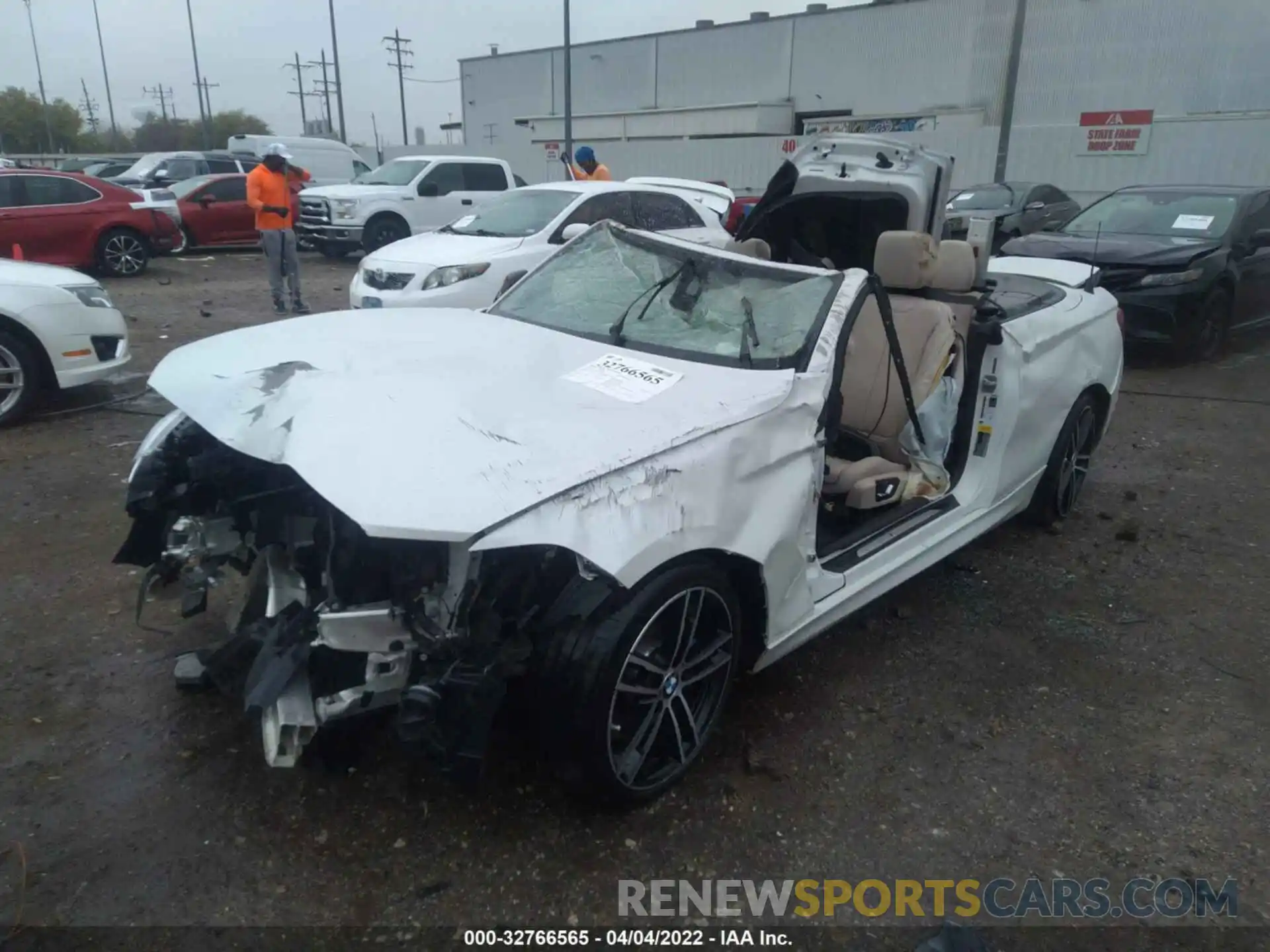 2 Photograph of a damaged car WBA2N1C01L7E10040 BMW 2 SERIES 2020