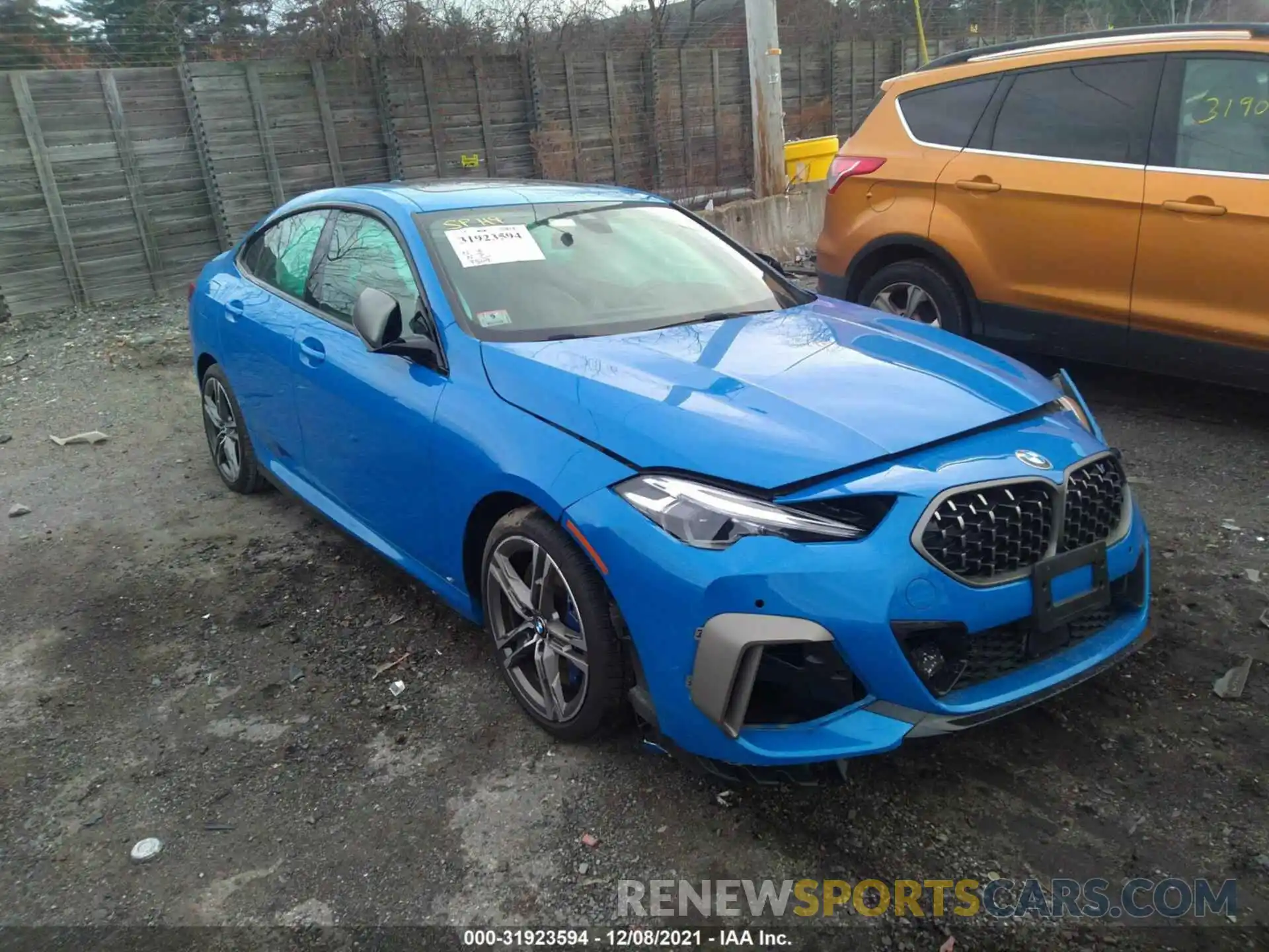 1 Photograph of a damaged car WBA13AL0XM7G77681 BMW 2 SERIES 2021