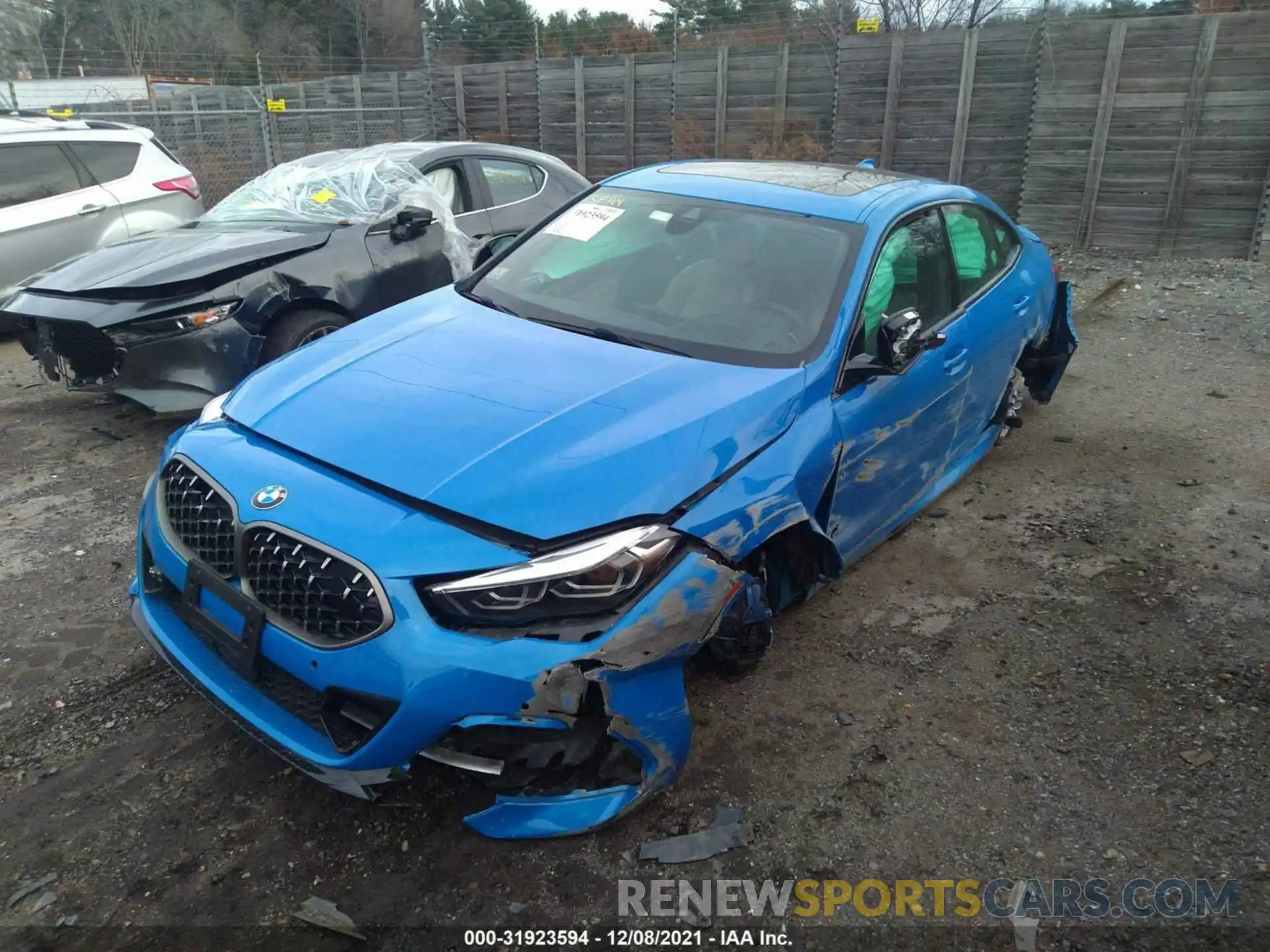 2 Photograph of a damaged car WBA13AL0XM7G77681 BMW 2 SERIES 2021