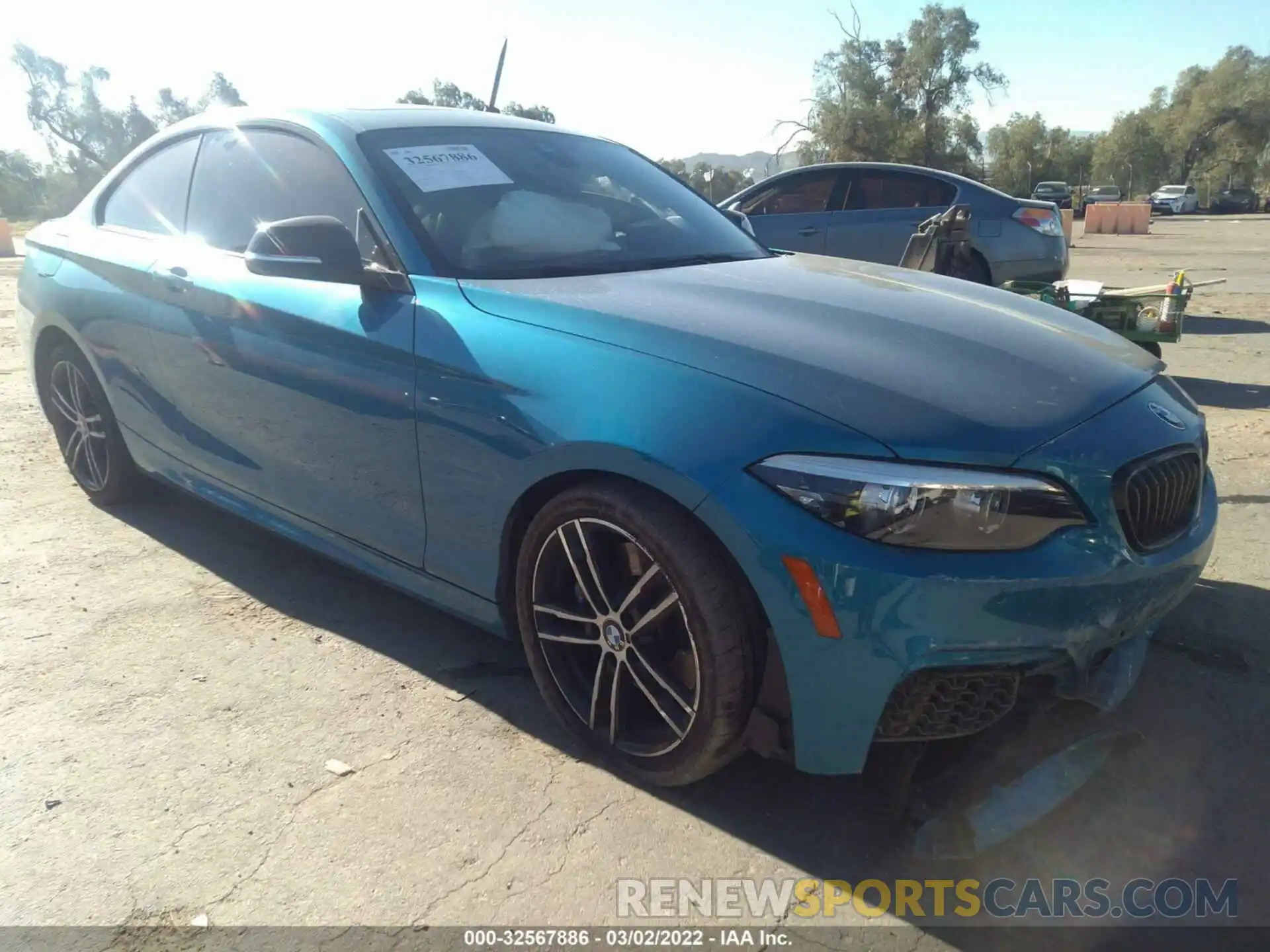 1 Photograph of a damaged car WBA2J5C02M7G69267 BMW 2 SERIES 2021