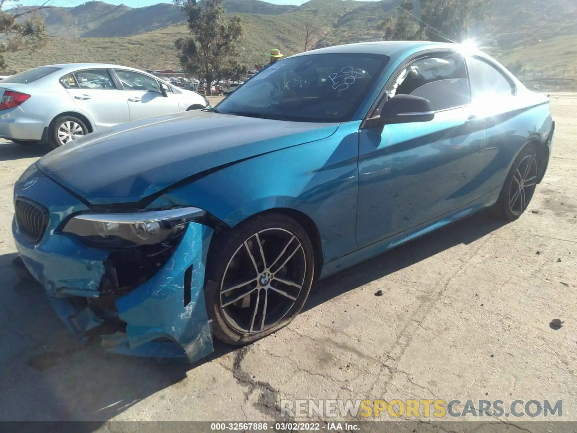 2 Photograph of a damaged car WBA2J5C02M7G69267 BMW 2 SERIES 2021