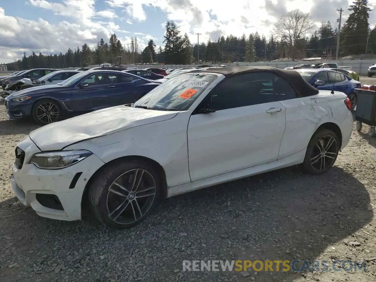1 Photograph of a damaged car WBA2K1C02M7J86297 BMW 2 SERIES 2021