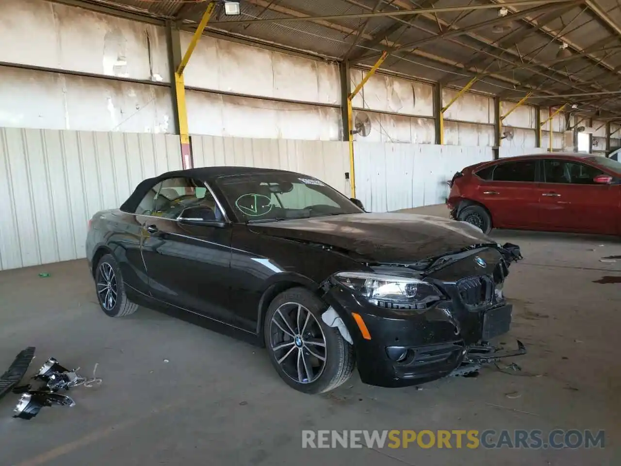 1 Photograph of a damaged car WBA2M7C05M7J01403 BMW 2 SERIES 2021