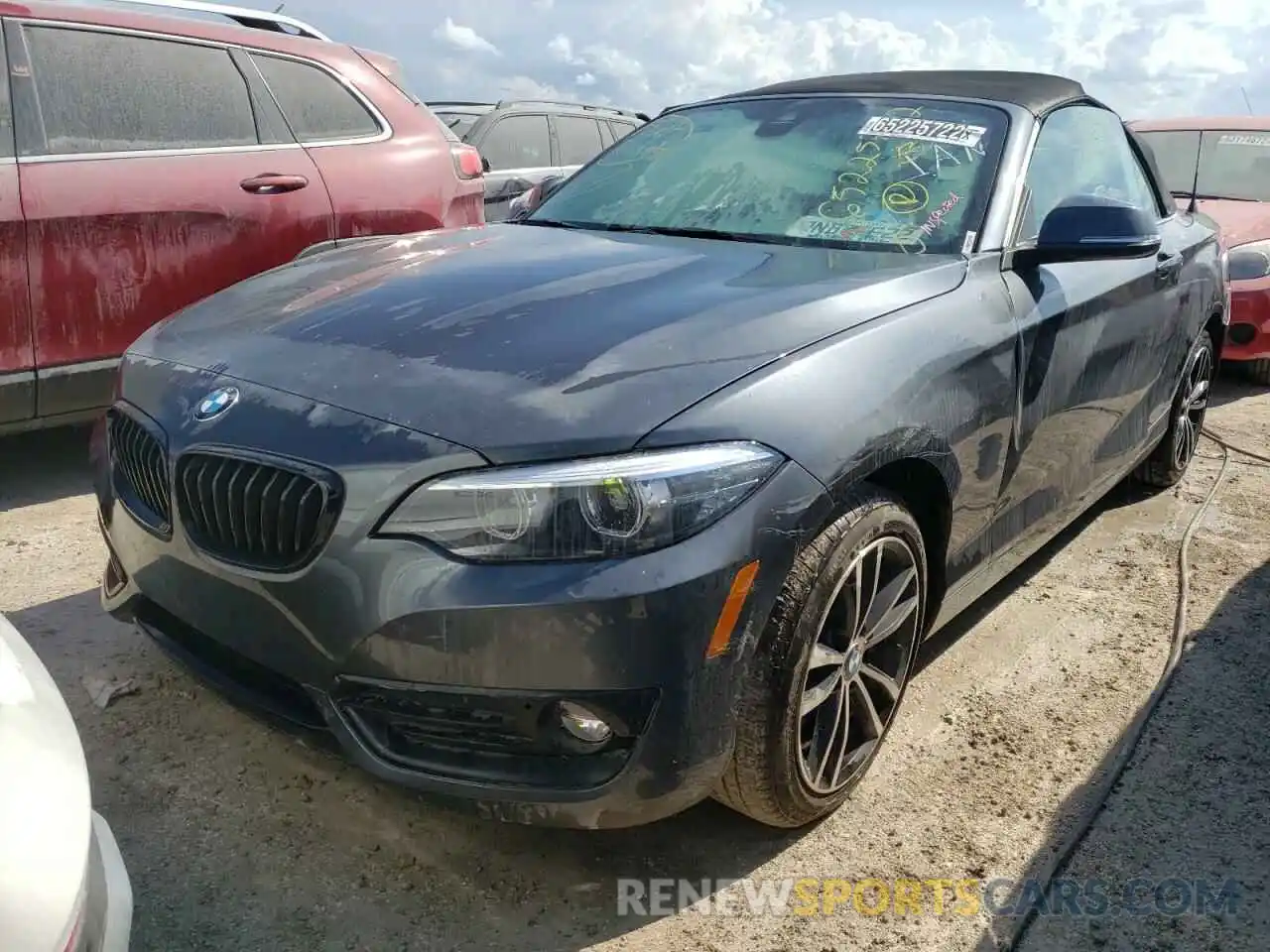 1 Photograph of a damaged car WBA2M7C0XM7J27995 BMW 2 SERIES 2021