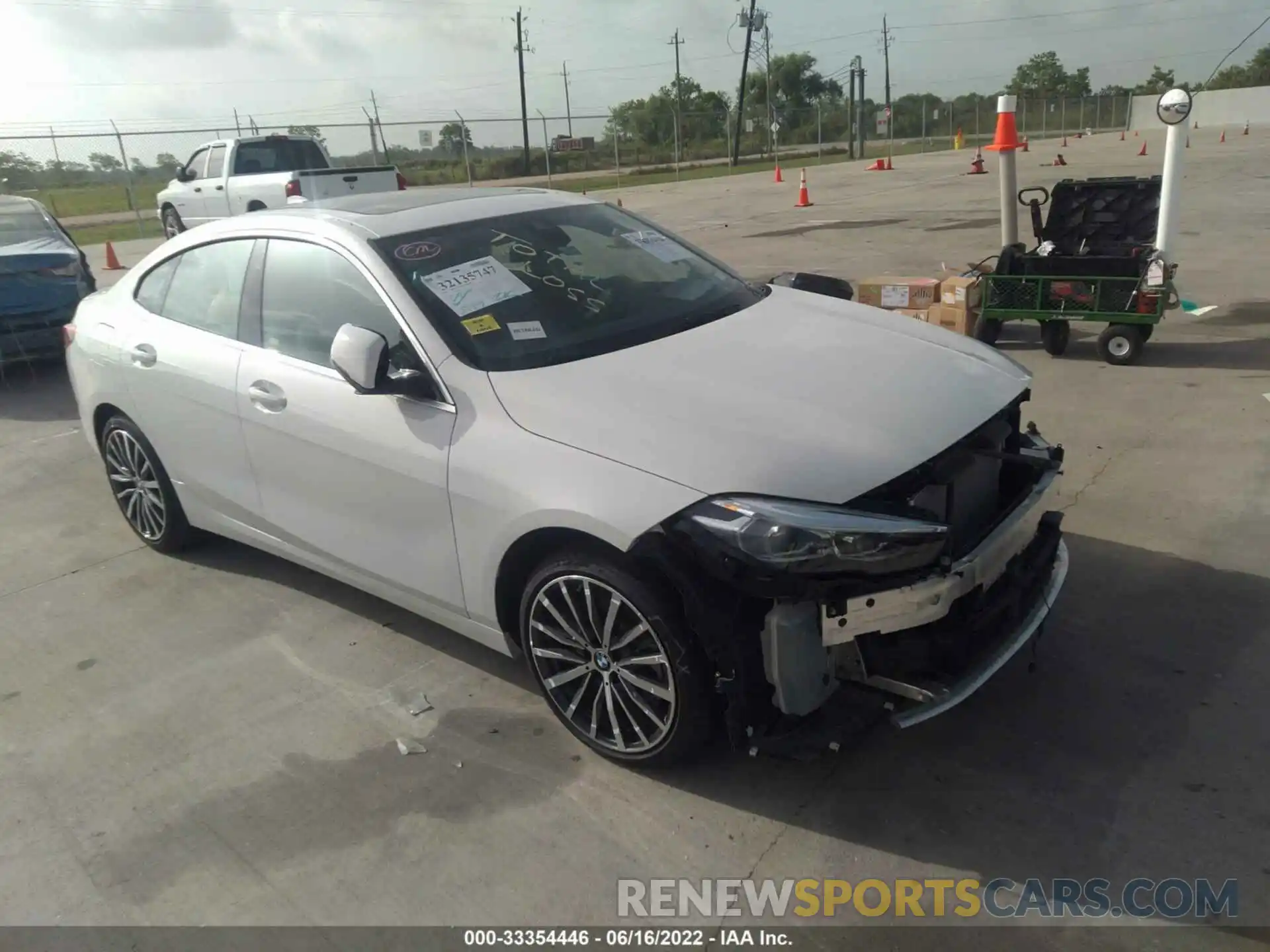 1 Photograph of a damaged car WBA53AK08M7H31949 BMW 2 SERIES 2021