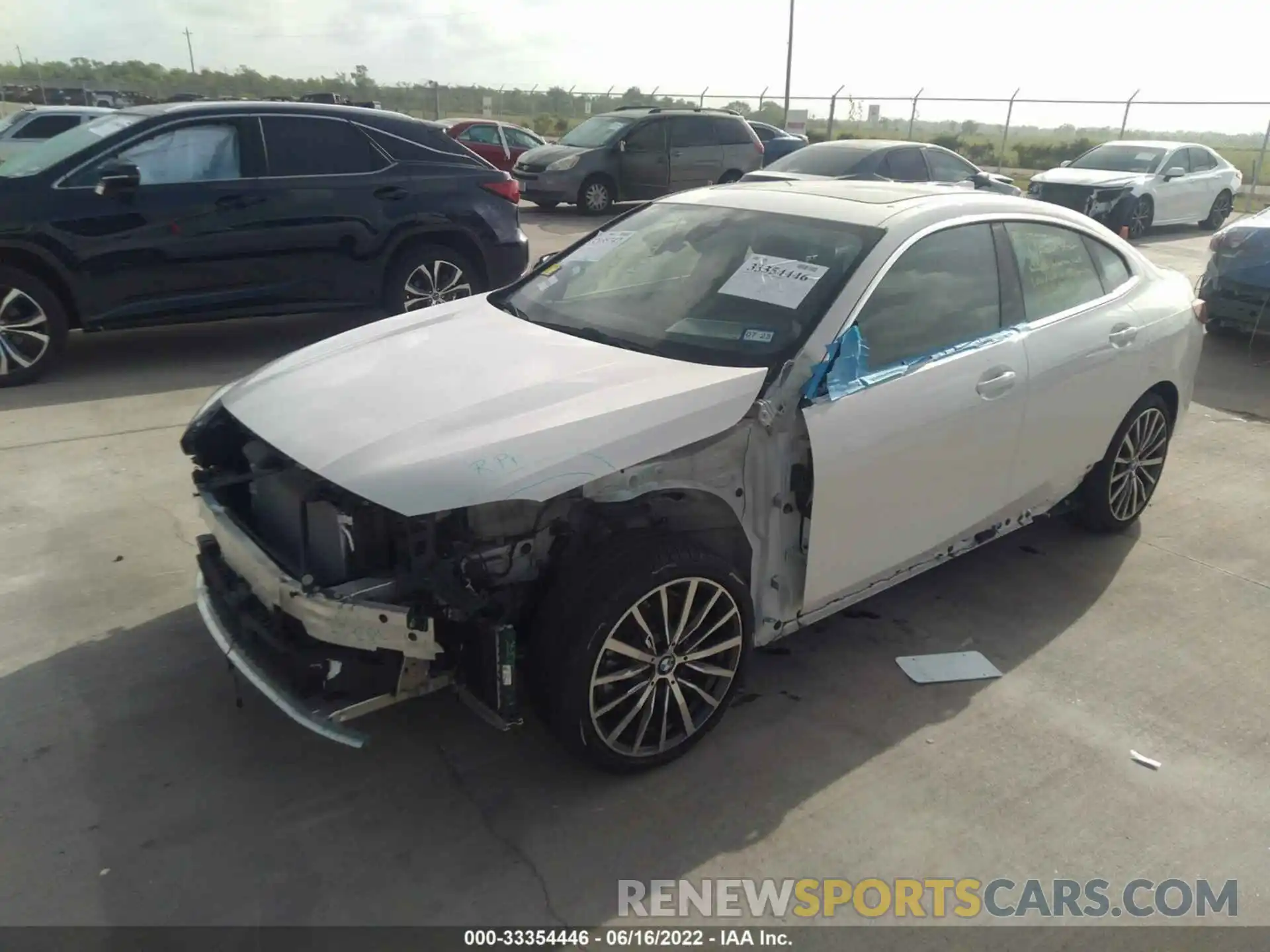 2 Photograph of a damaged car WBA53AK08M7H31949 BMW 2 SERIES 2021