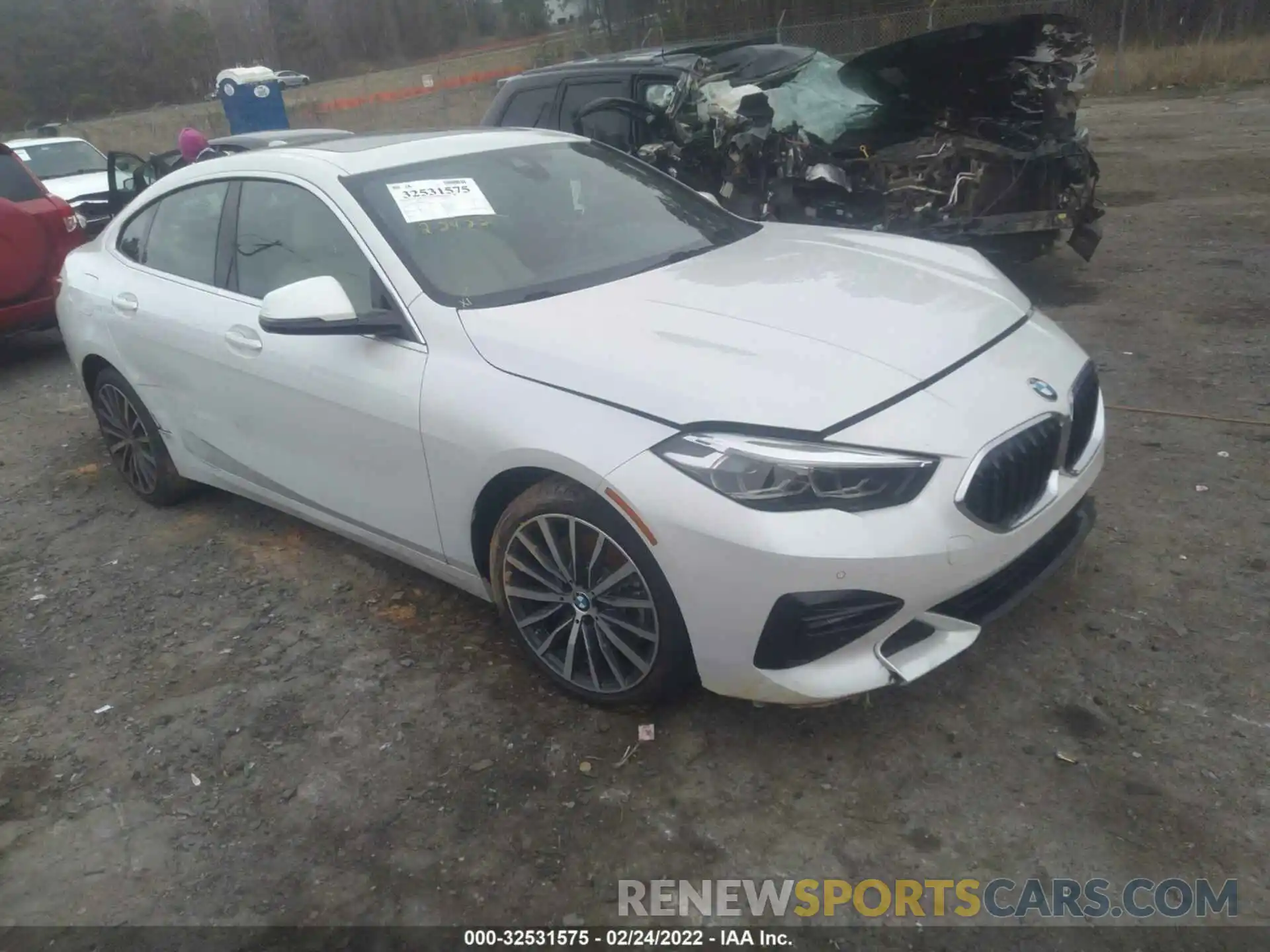 1 Photograph of a damaged car WBA53AK08M7H52722 BMW 2 SERIES 2021