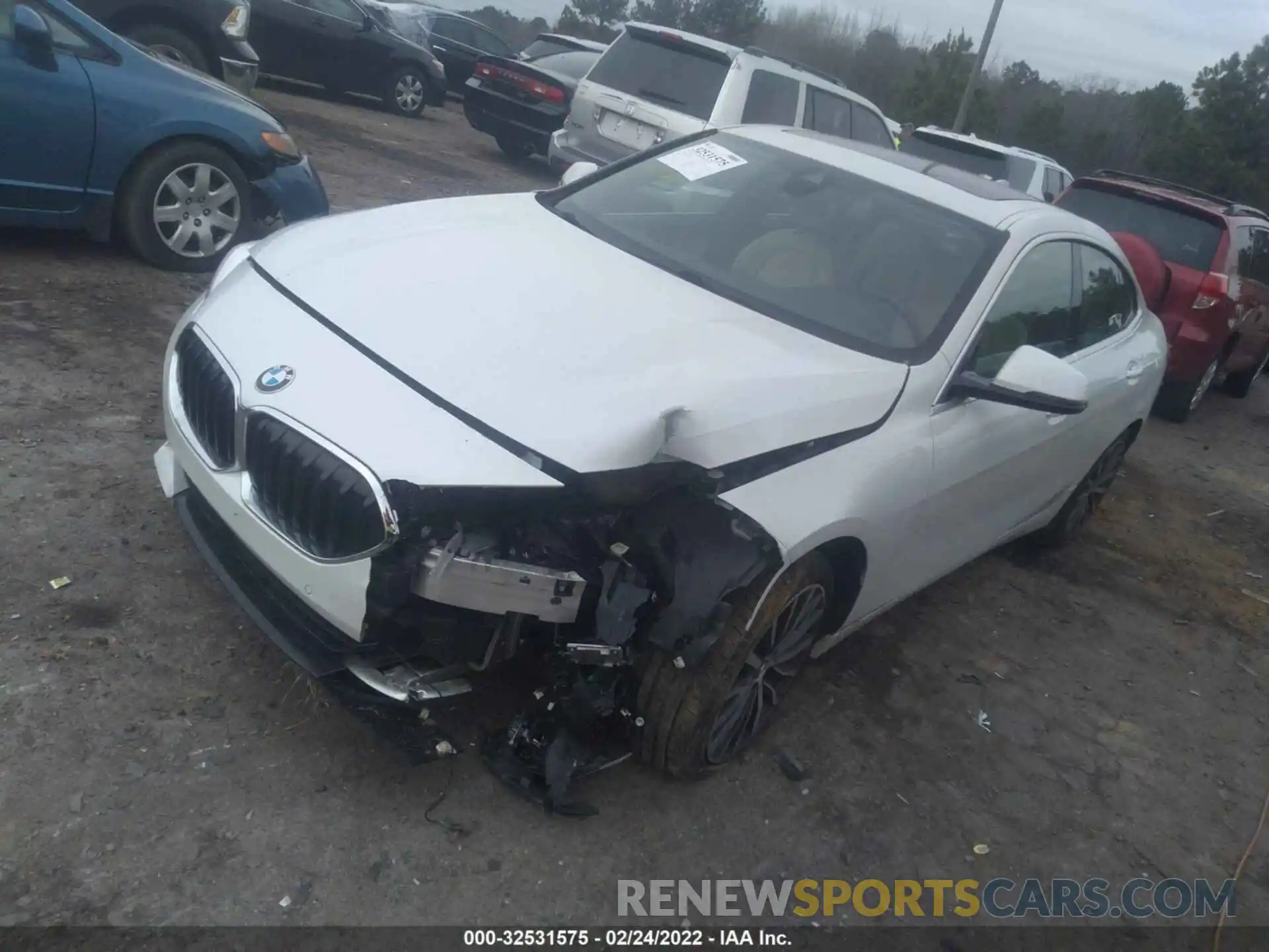 2 Photograph of a damaged car WBA53AK08M7H52722 BMW 2 SERIES 2021