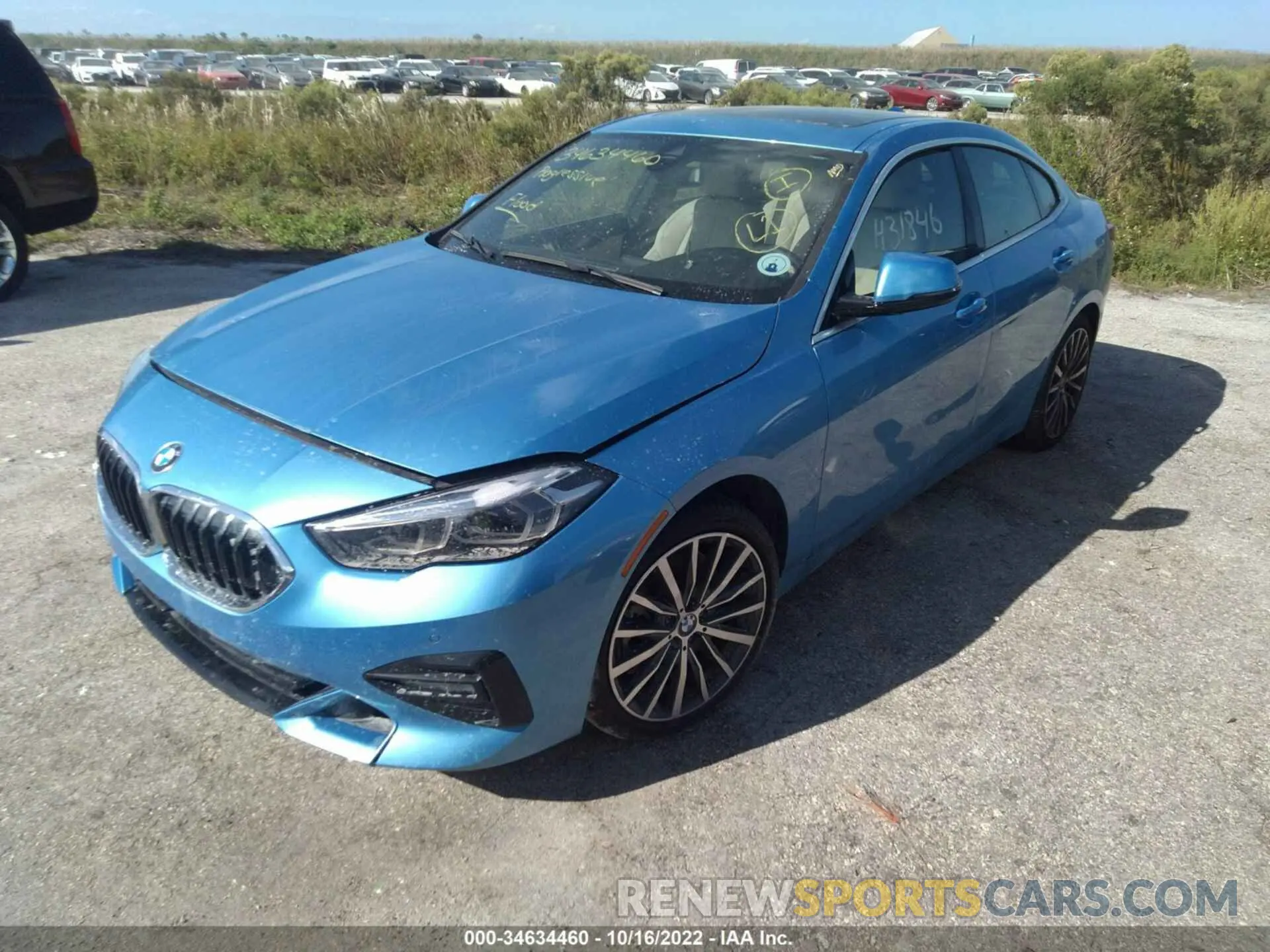 2 Photograph of a damaged car WBA53AK09M7H31846 BMW 2 SERIES 2021