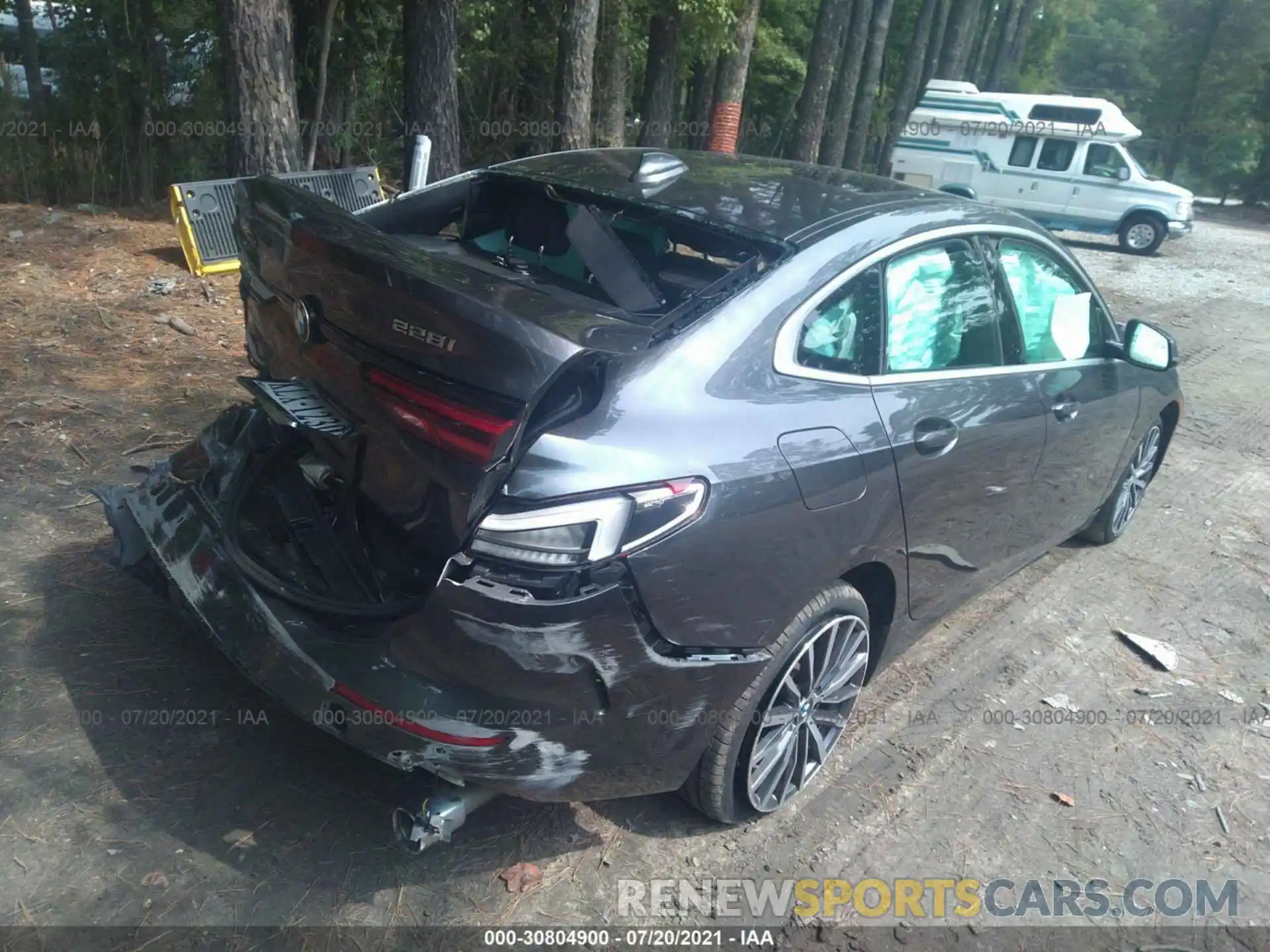 4 Photograph of a damaged car WBA73AK00M7G66572 BMW 2 SERIES 2021