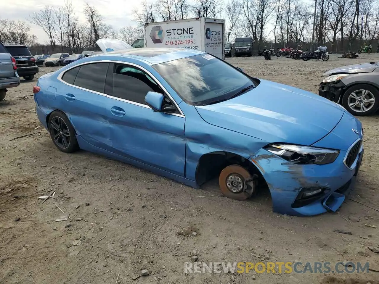 4 Photograph of a damaged car WBA73AK01M7H64316 BMW 2 SERIES 2021