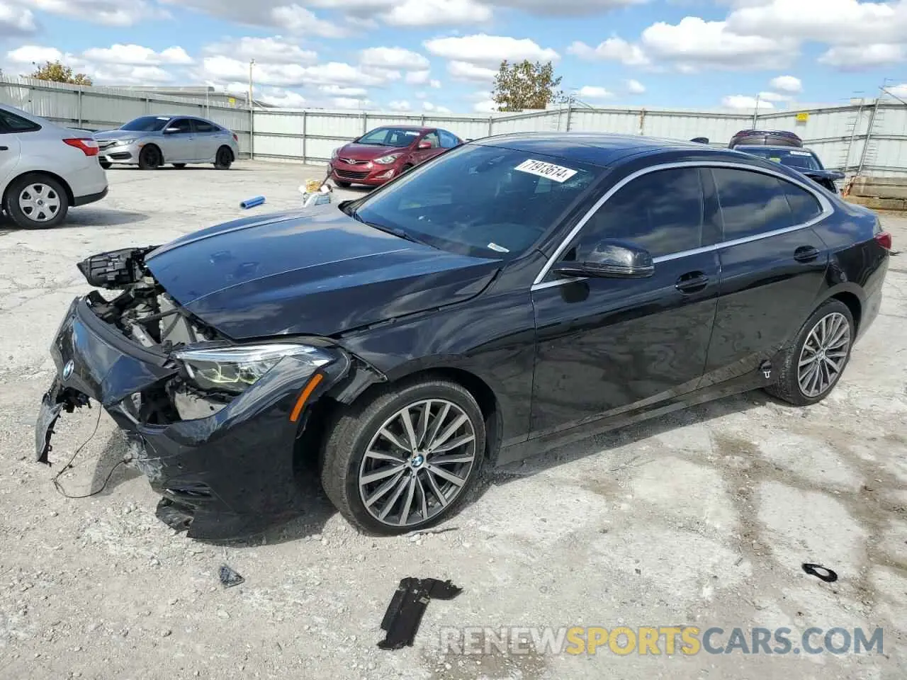1 Photograph of a damaged car WBA73AK01M7J12244 BMW 2 SERIES 2021