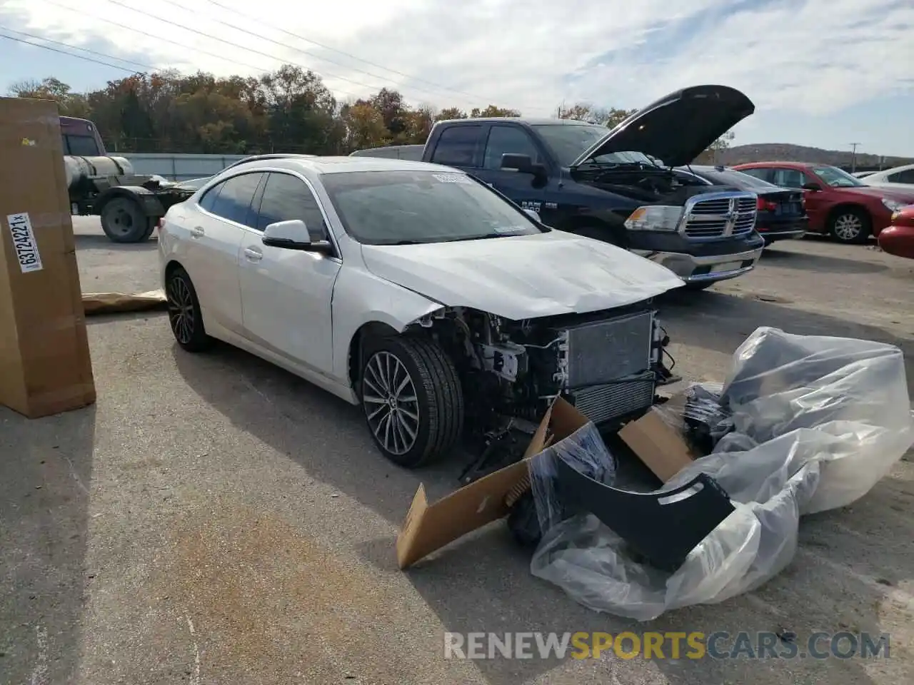 1 Photograph of a damaged car WBA73AK02M7G52480 BMW 2 SERIES 2021