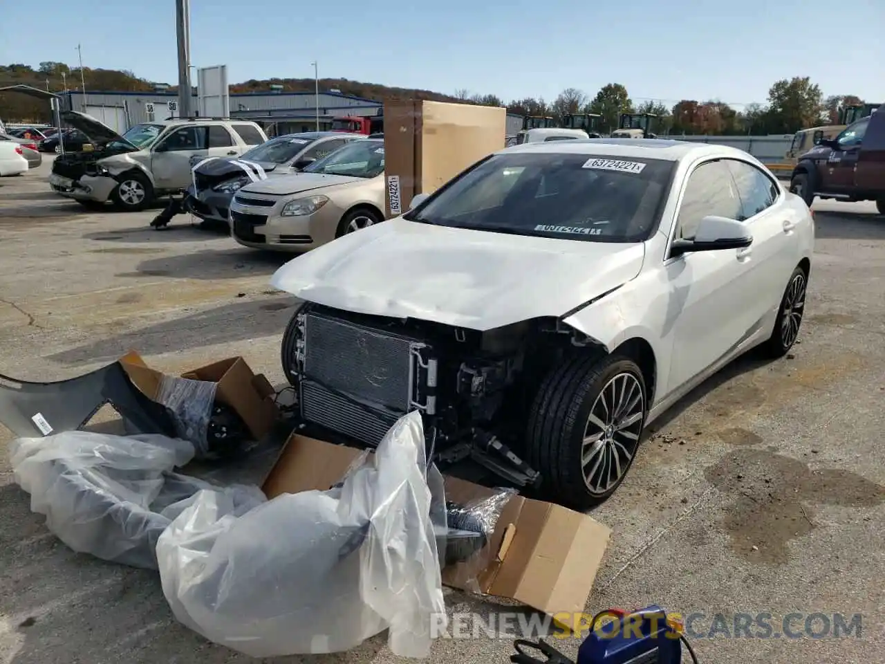 2 Photograph of a damaged car WBA73AK02M7G52480 BMW 2 SERIES 2021