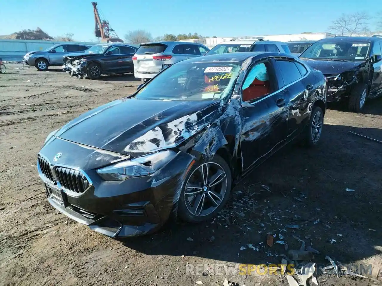 2 Photograph of a damaged car WBA73AK02M7H95655 BMW 2 SERIES 2021