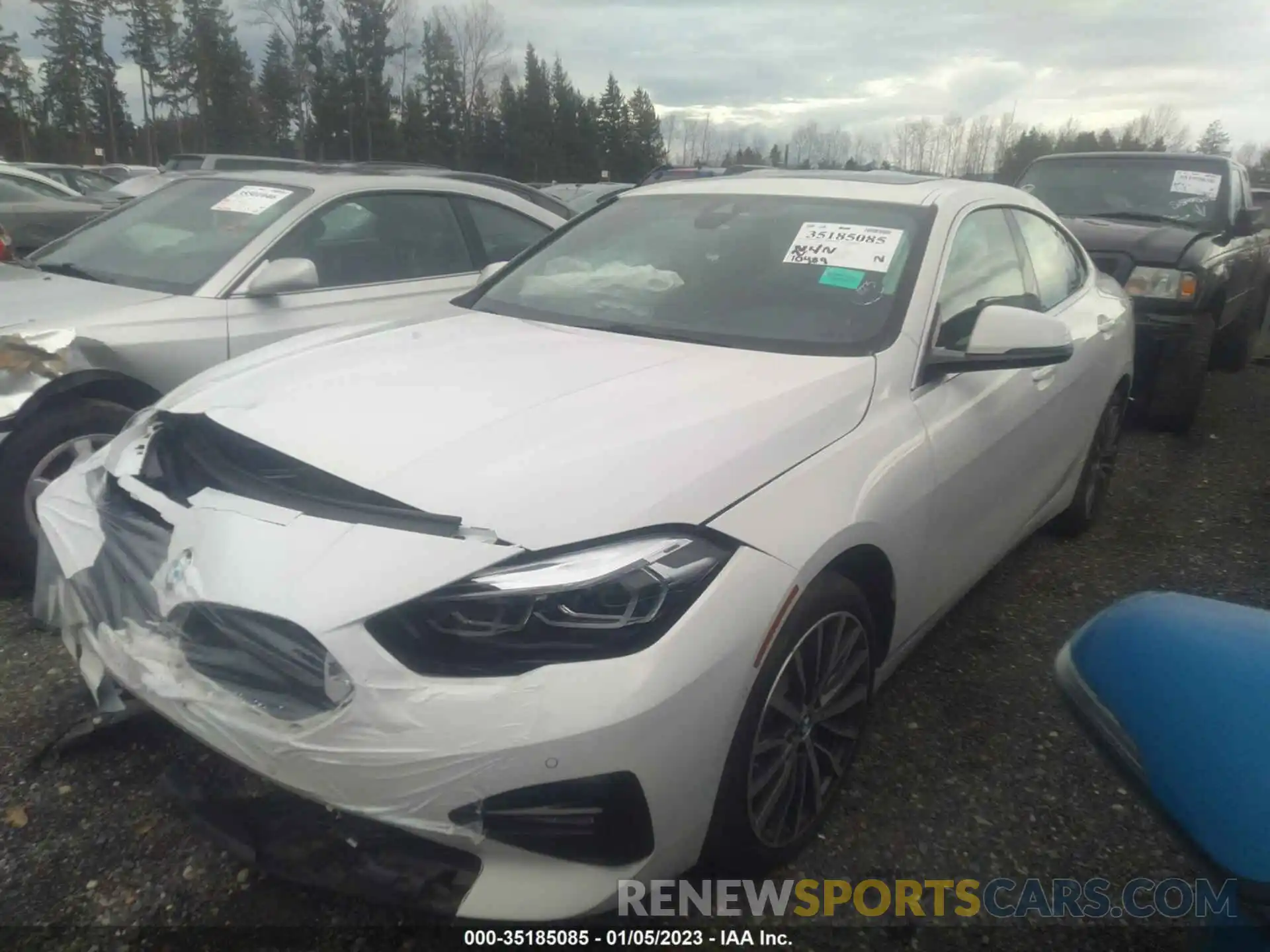 2 Photograph of a damaged car WBA73AK03M7H48764 BMW 2 SERIES 2021