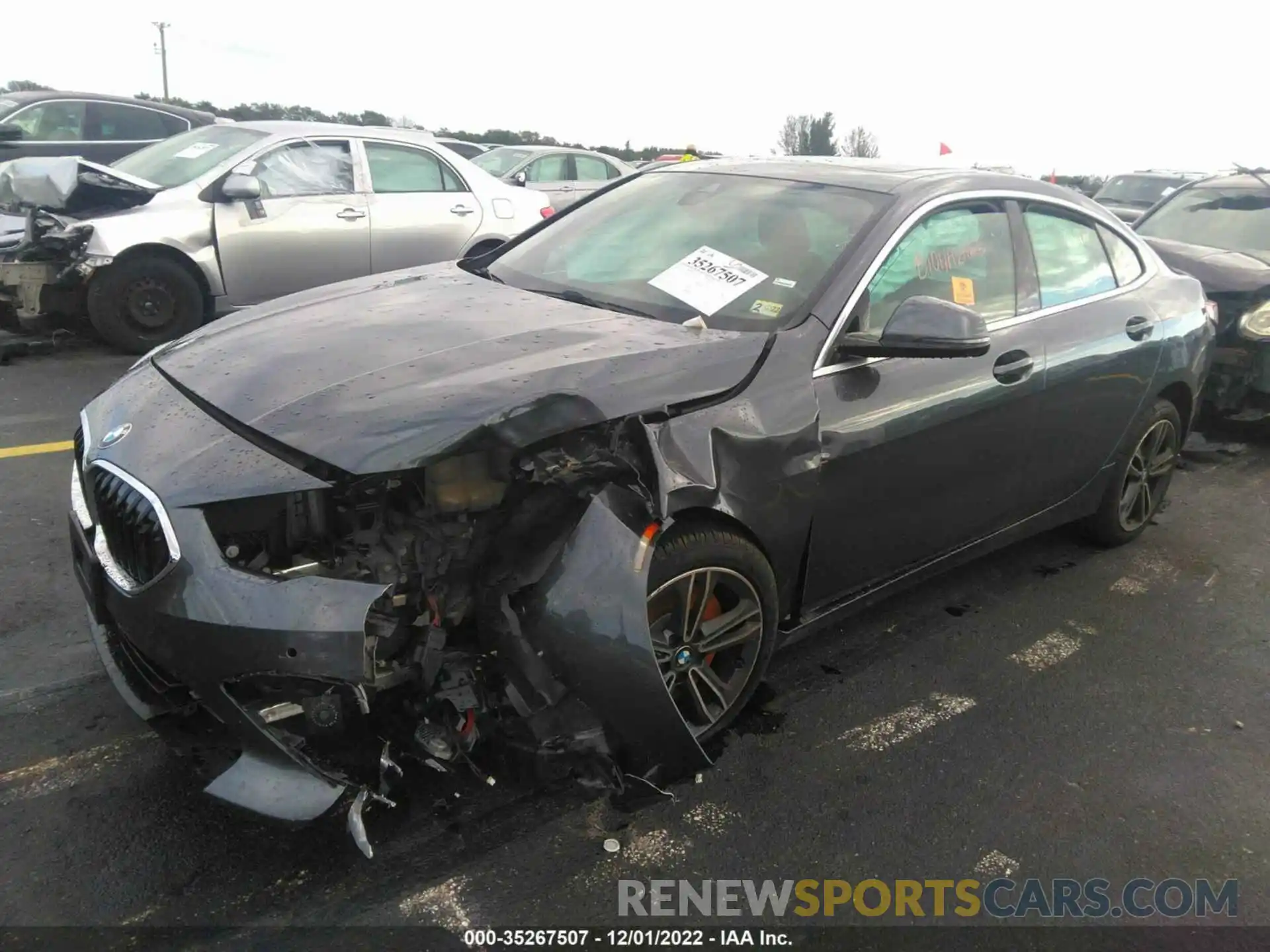 2 Photograph of a damaged car WBA73AK03M7H65726 BMW 2 SERIES 2021