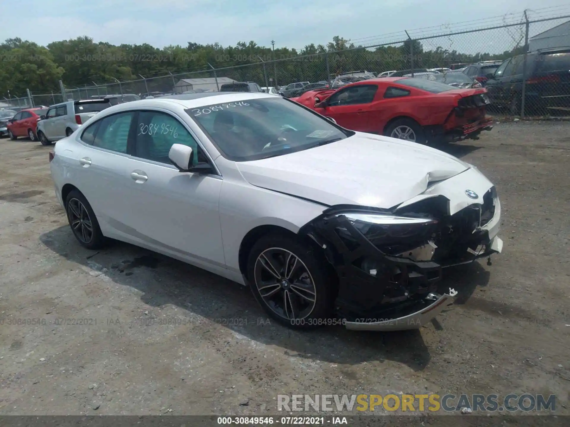 1 Photograph of a damaged car WBA73AK04M7H34680 BMW 2 SERIES 2021