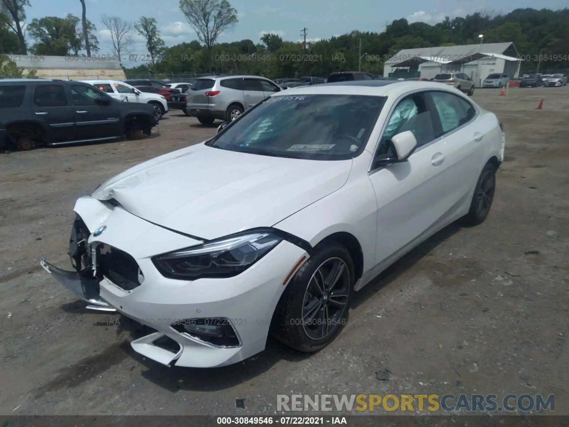 2 Photograph of a damaged car WBA73AK04M7H34680 BMW 2 SERIES 2021