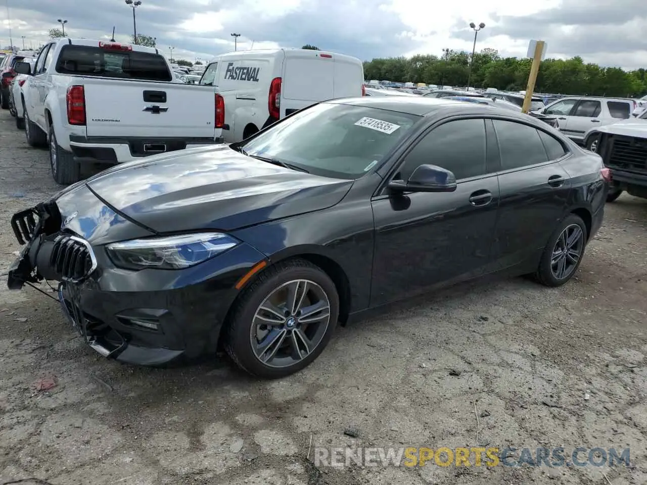 1 Photograph of a damaged car WBA73AK05M7H16818 BMW 2 SERIES 2021