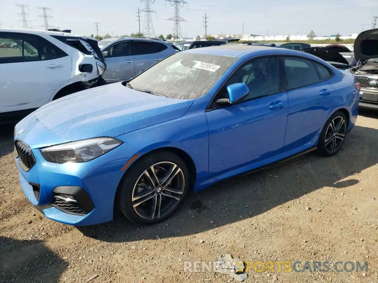 1 Photograph of a damaged car WBA73AK06M7J06617 BMW 2 SERIES 2021