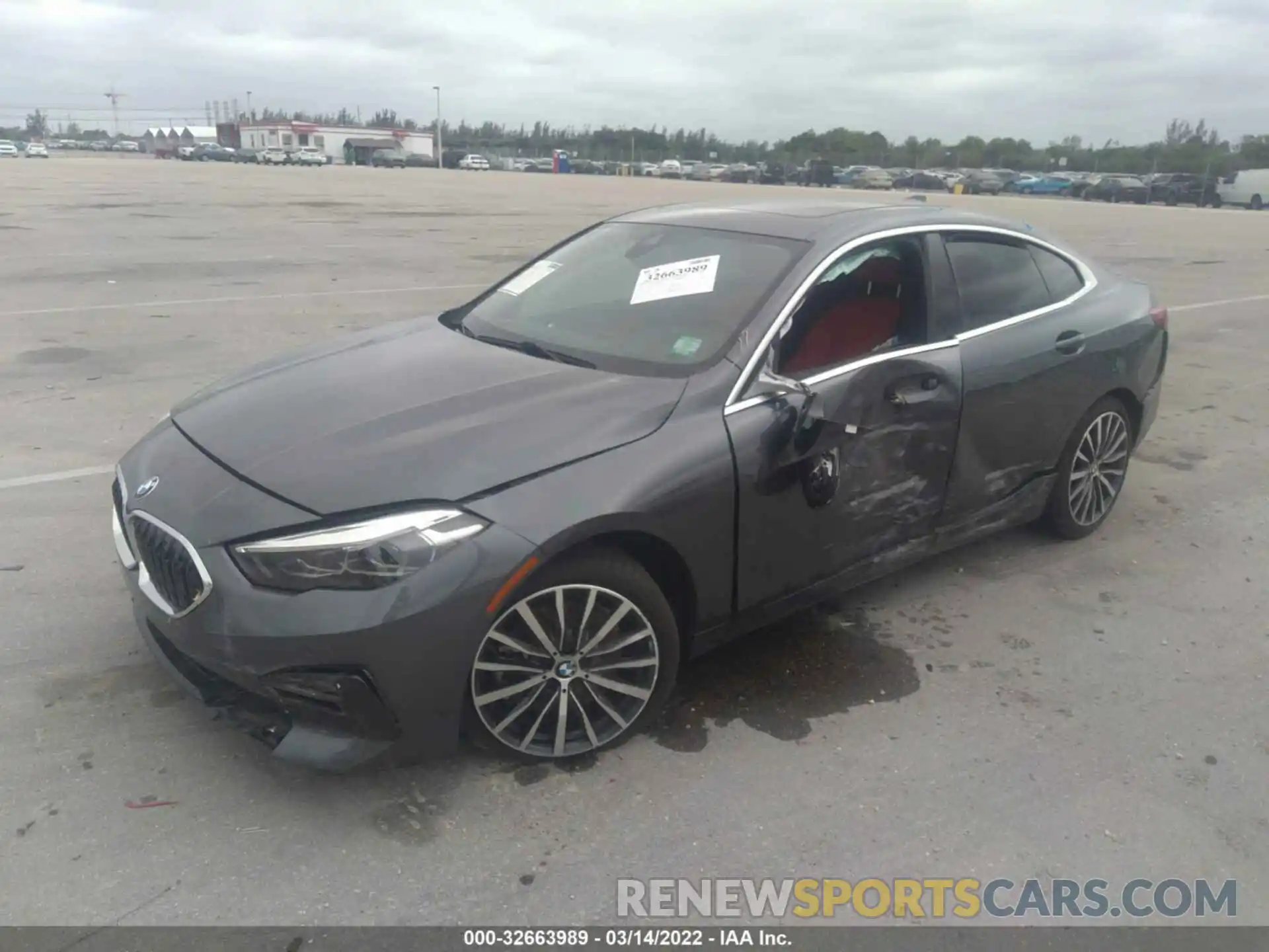 2 Photograph of a damaged car WBA73AK07M7H14360 BMW 2 SERIES 2021