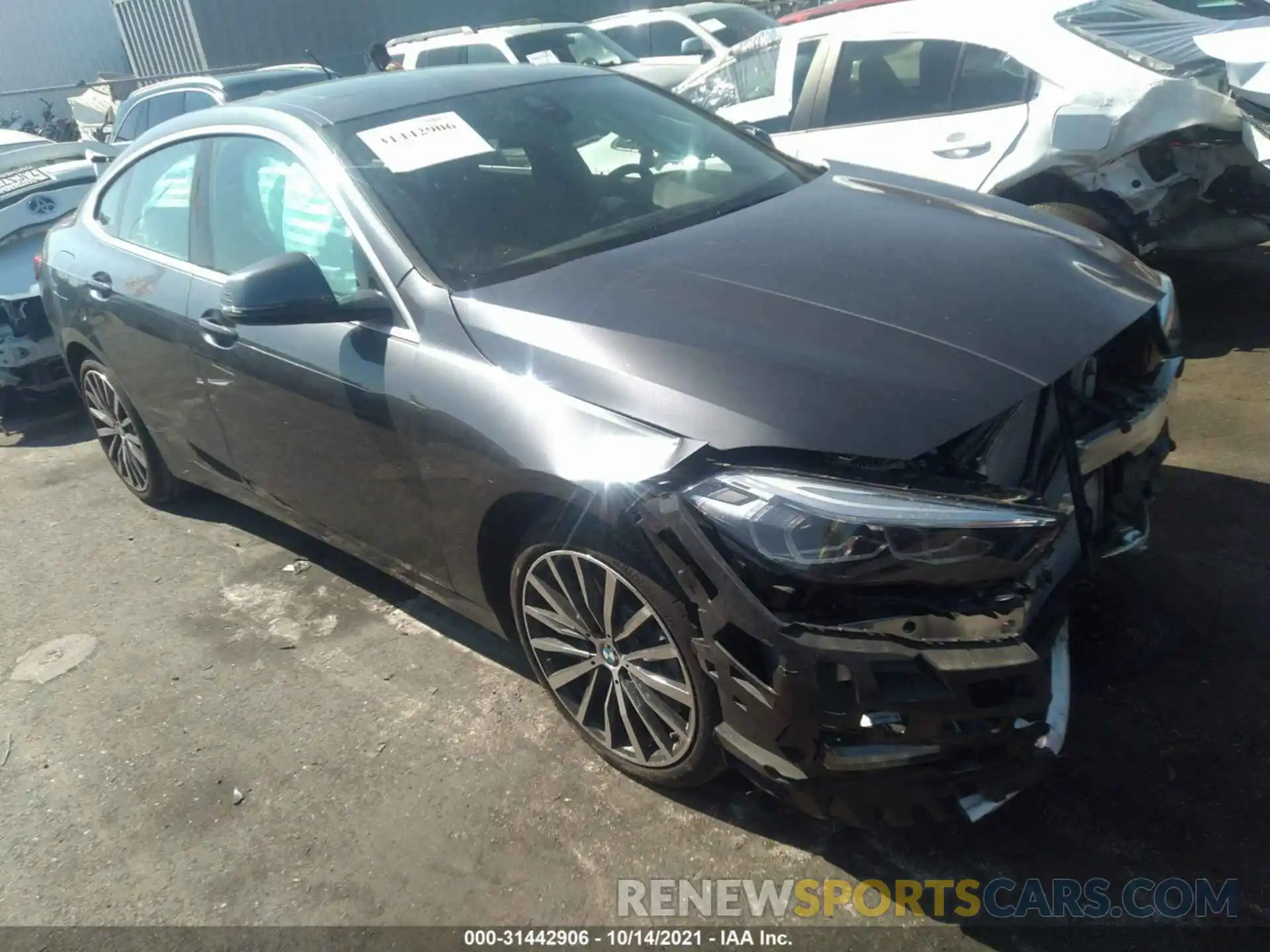 1 Photograph of a damaged car WBA73AK08M7H01908 BMW 2 SERIES 2021