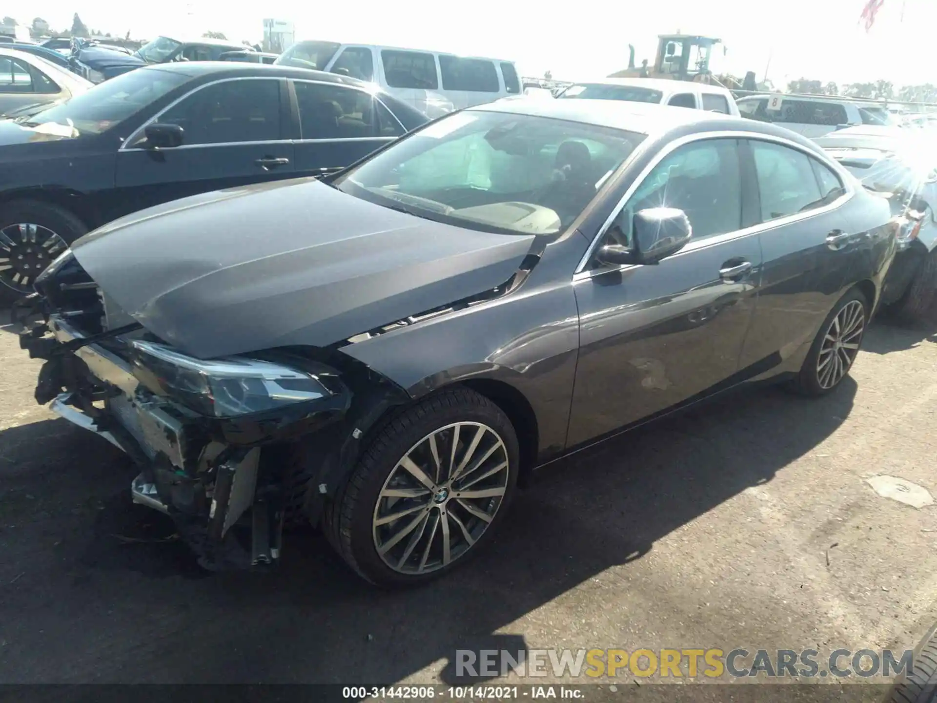 2 Photograph of a damaged car WBA73AK08M7H01908 BMW 2 SERIES 2021