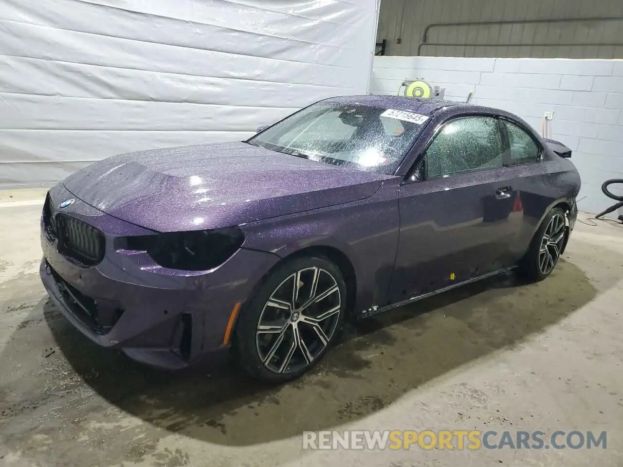 1 Photograph of a damaged car 3MW23CM00N8C63725 BMW 2 SERIES 2022