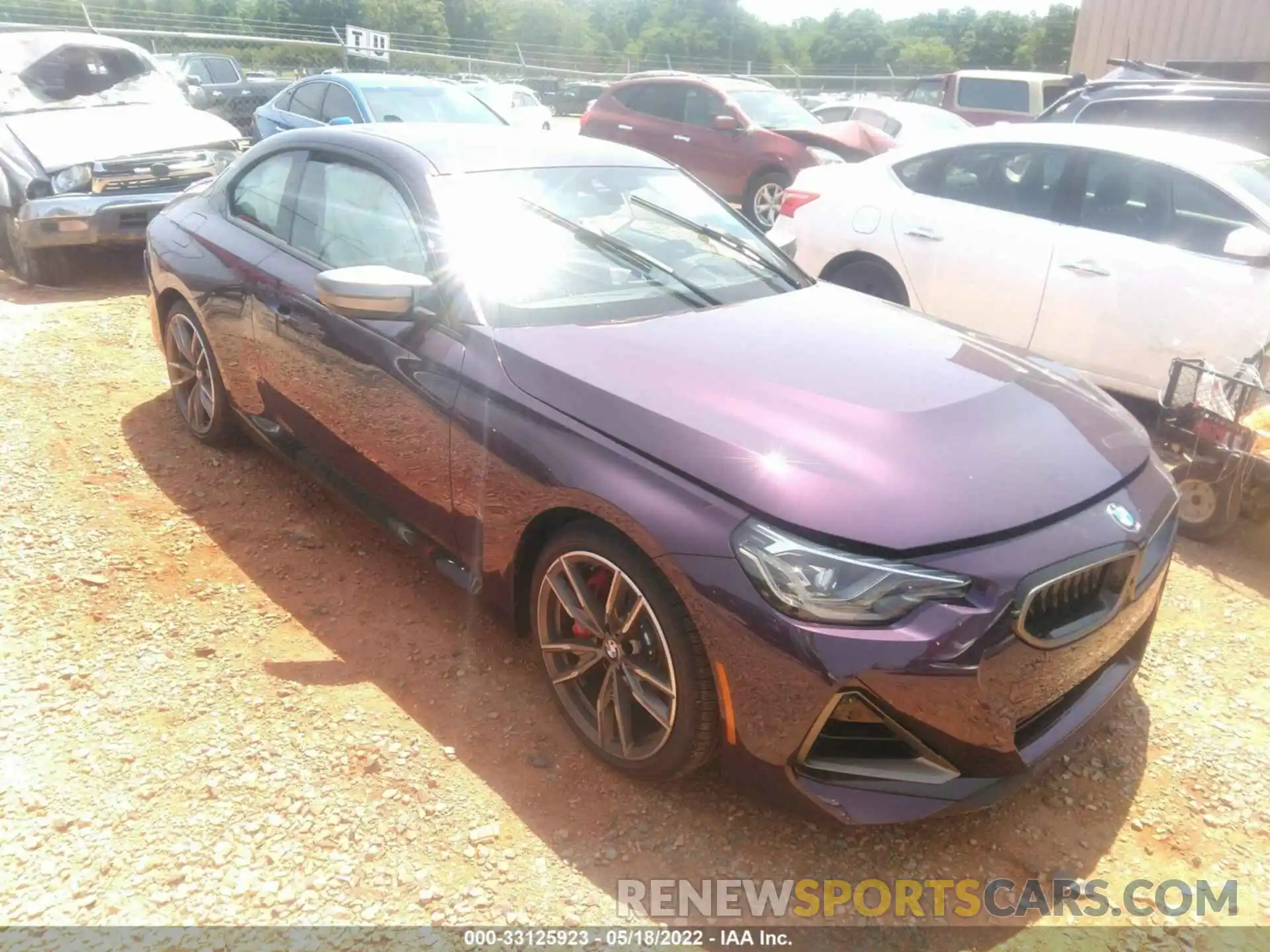 1 Photograph of a damaged car 3MW53CM03N8C60430 BMW 2 SERIES 2022