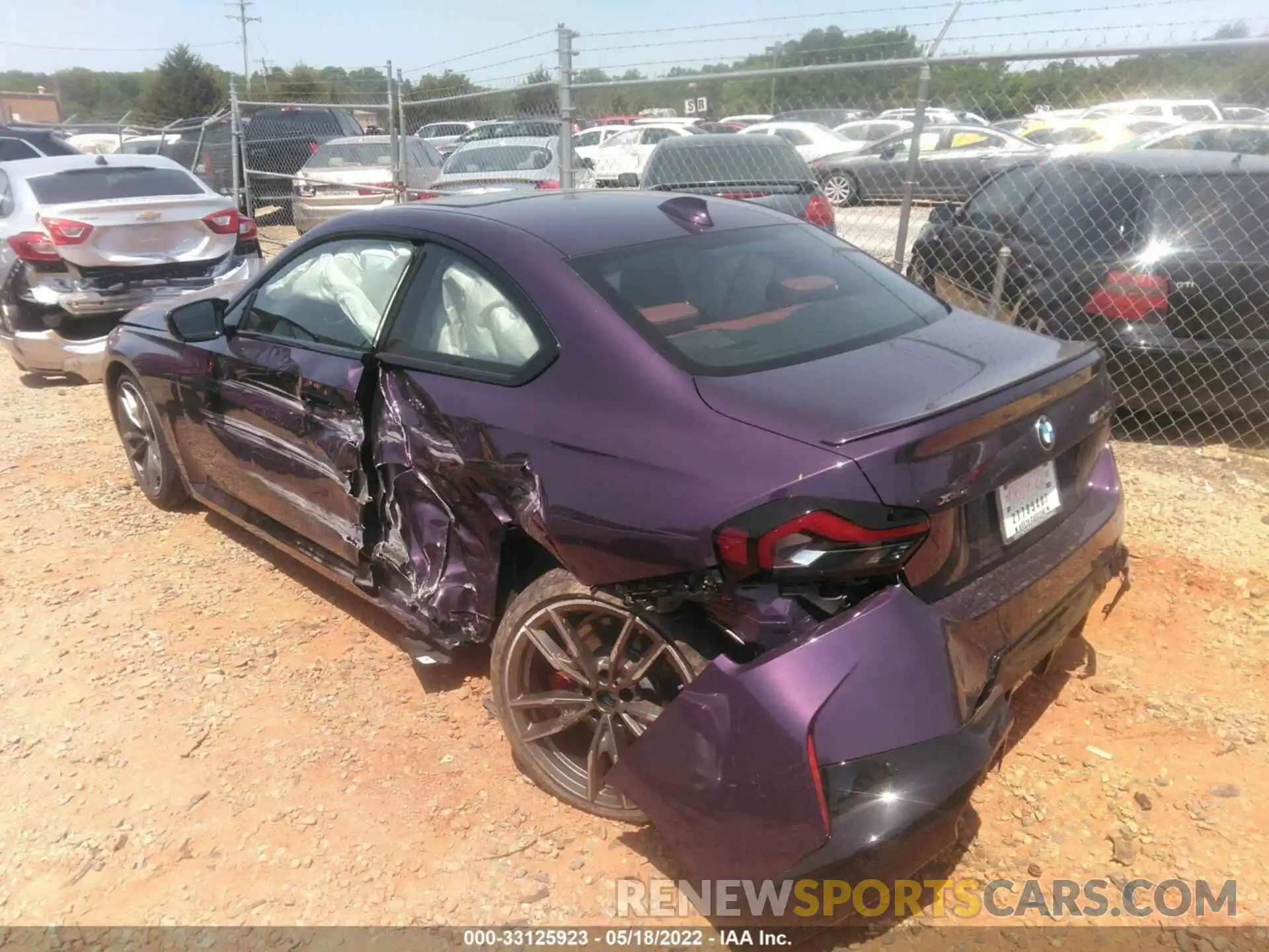 3 Photograph of a damaged car 3MW53CM03N8C60430 BMW 2 SERIES 2022