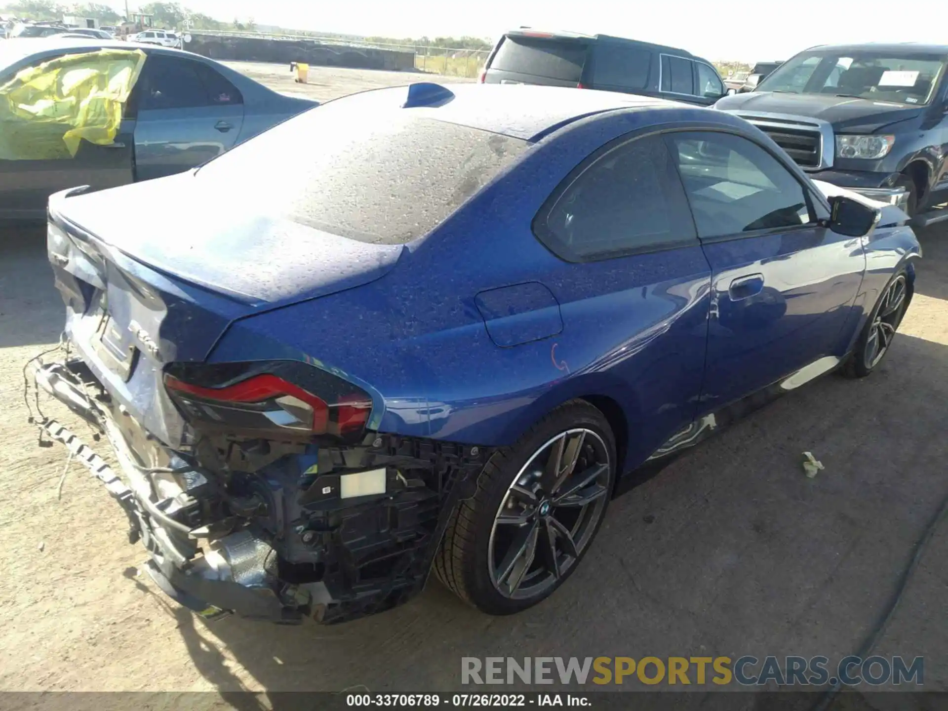 4 Photograph of a damaged car 3MW53CM03N8C66289 BMW 2 SERIES 2022