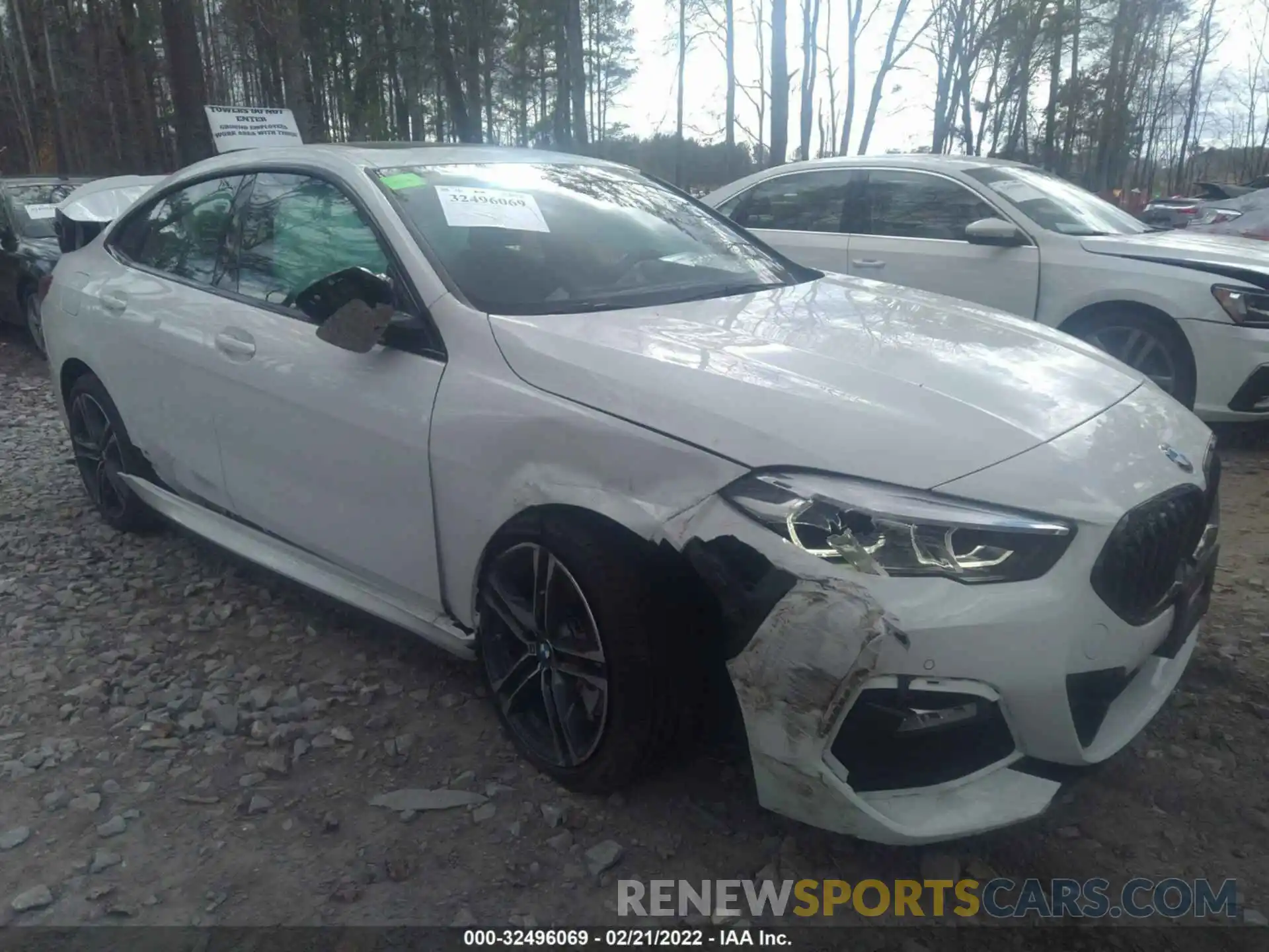 1 Photograph of a damaged car WBA53AK02N7K53218 BMW 2 SERIES 2022