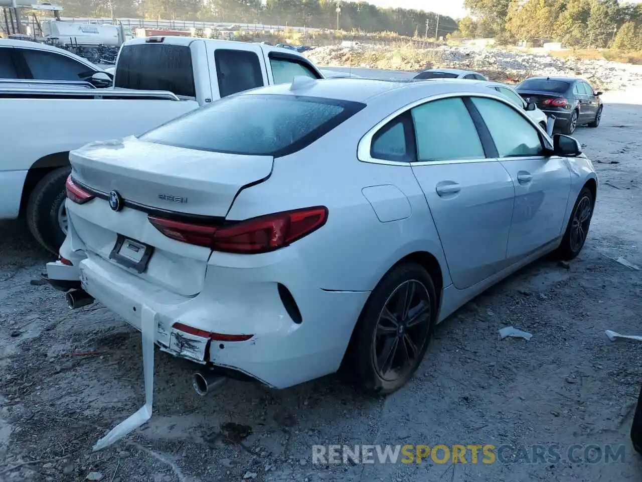 4 Photograph of a damaged car WBA53AK04N7K83515 BMW 2 SERIES 2022